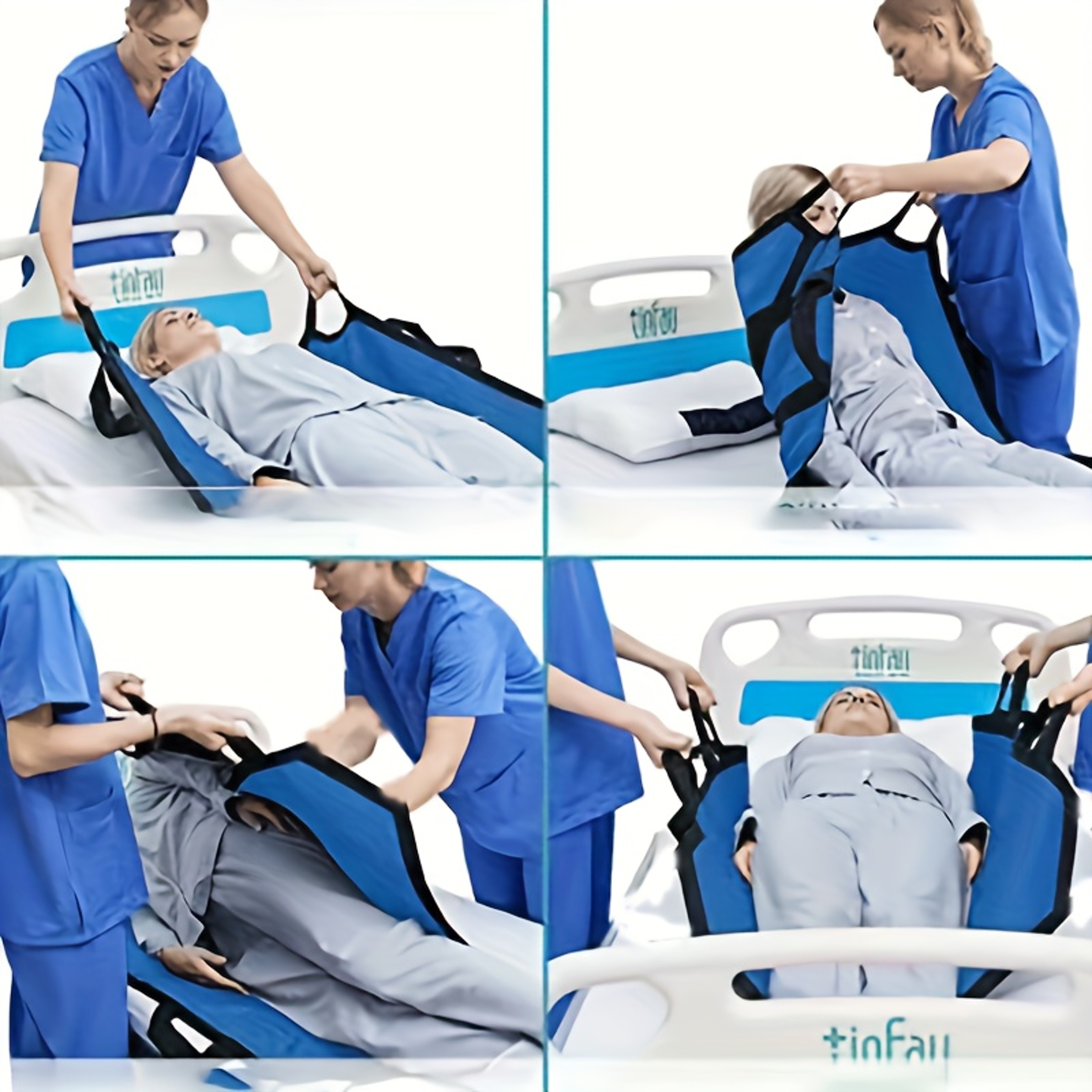 Waterproof Bed Positioning Pad for Easy Turning, Lifting, and Sliding, Multipurpose Transfer Sheet for Elderly – view 4