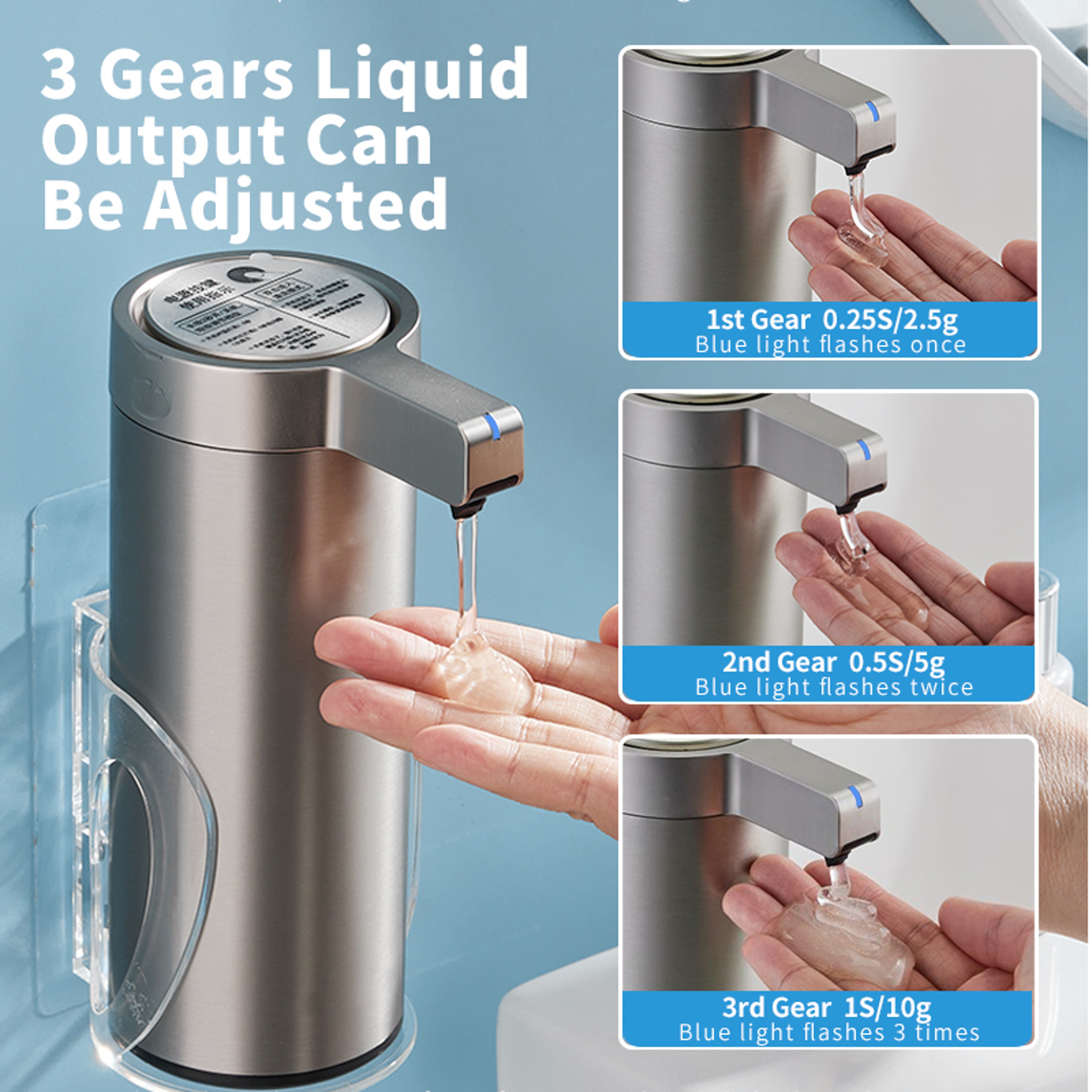 Automatic Soap Dispenser Smart Electric Kitchen Soap Machine With Sensor For HandsFree Sanitizing 2