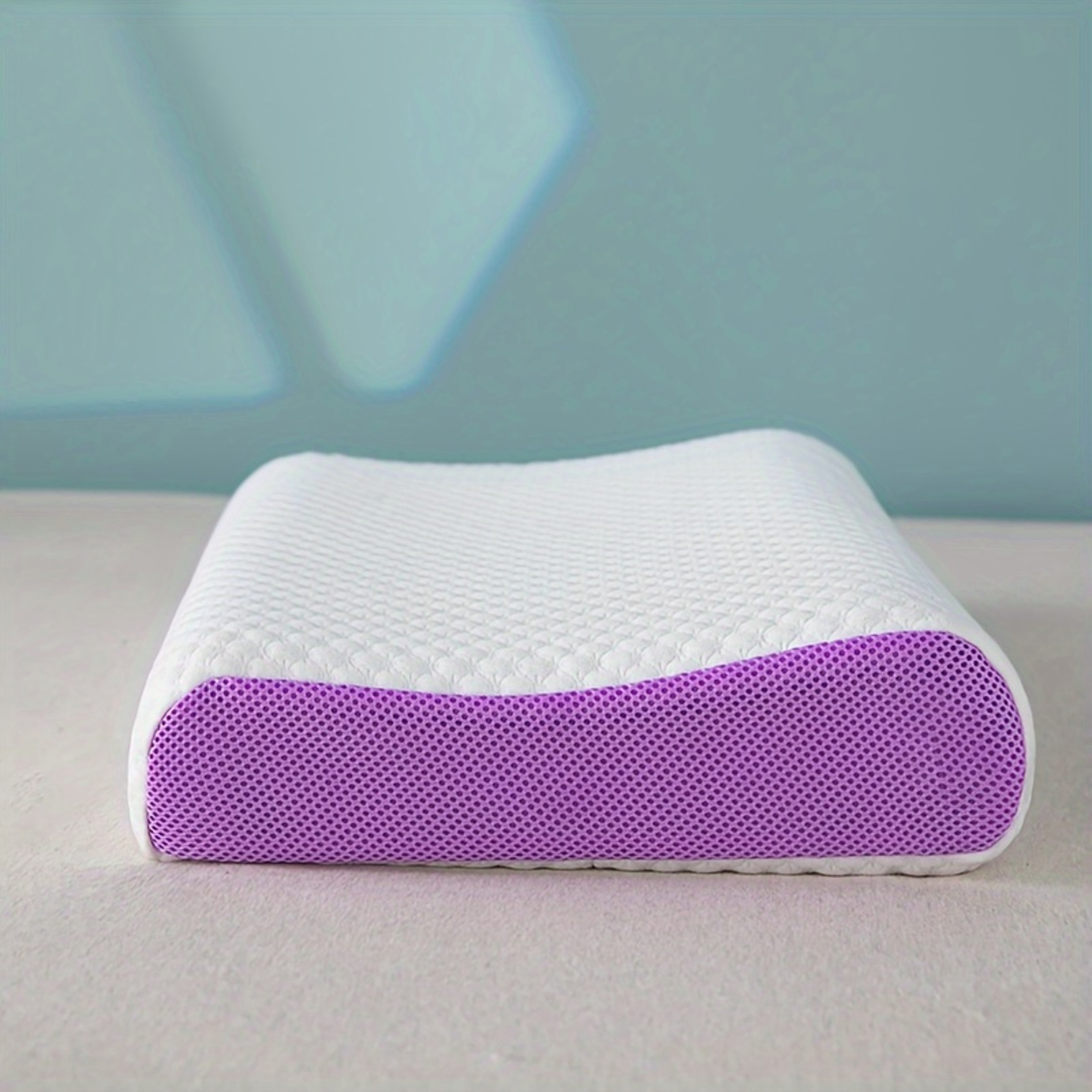 Zero Pressure Cervical Neck Pillow, Breathable TPE Latex Pillow for Adults, Washable, Comfortable – view 5