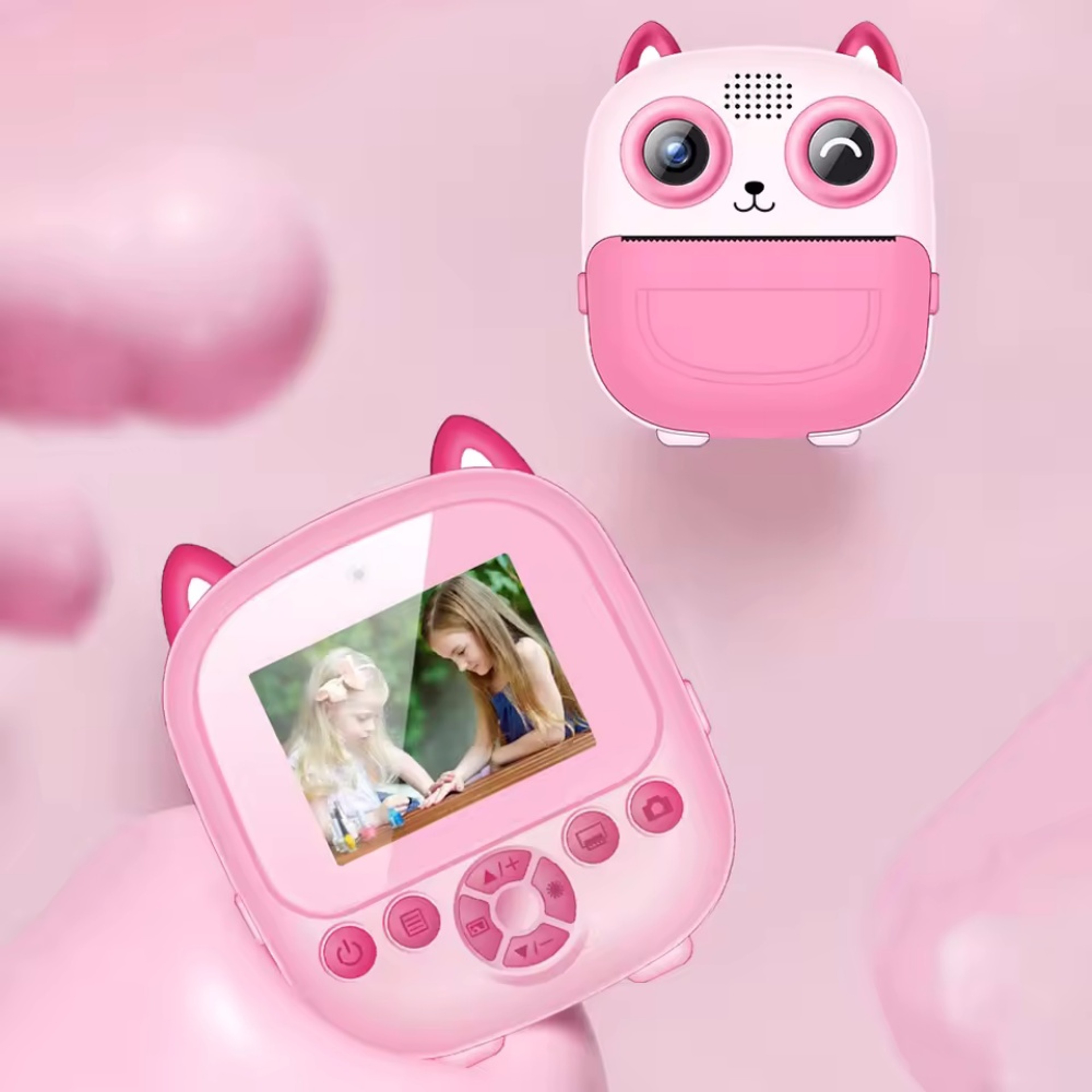Super Cute Kids Digital Camera, 1080P Video Camera with Thermal Print Feature, Perfect for Children Birthdays – view 3