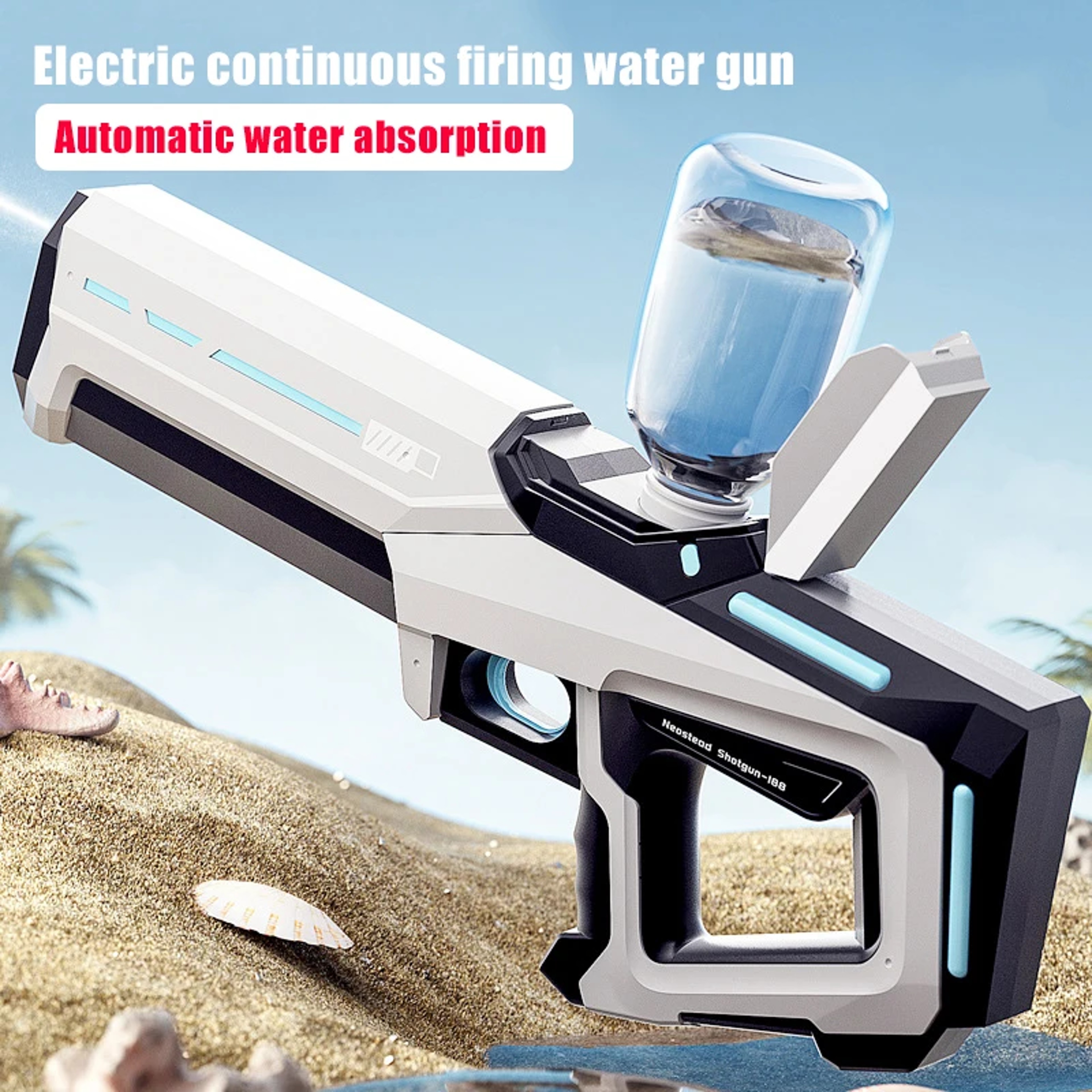Powerful Electric Water Gun Automatic Squirt Water Blaster For Kids  Adults 3