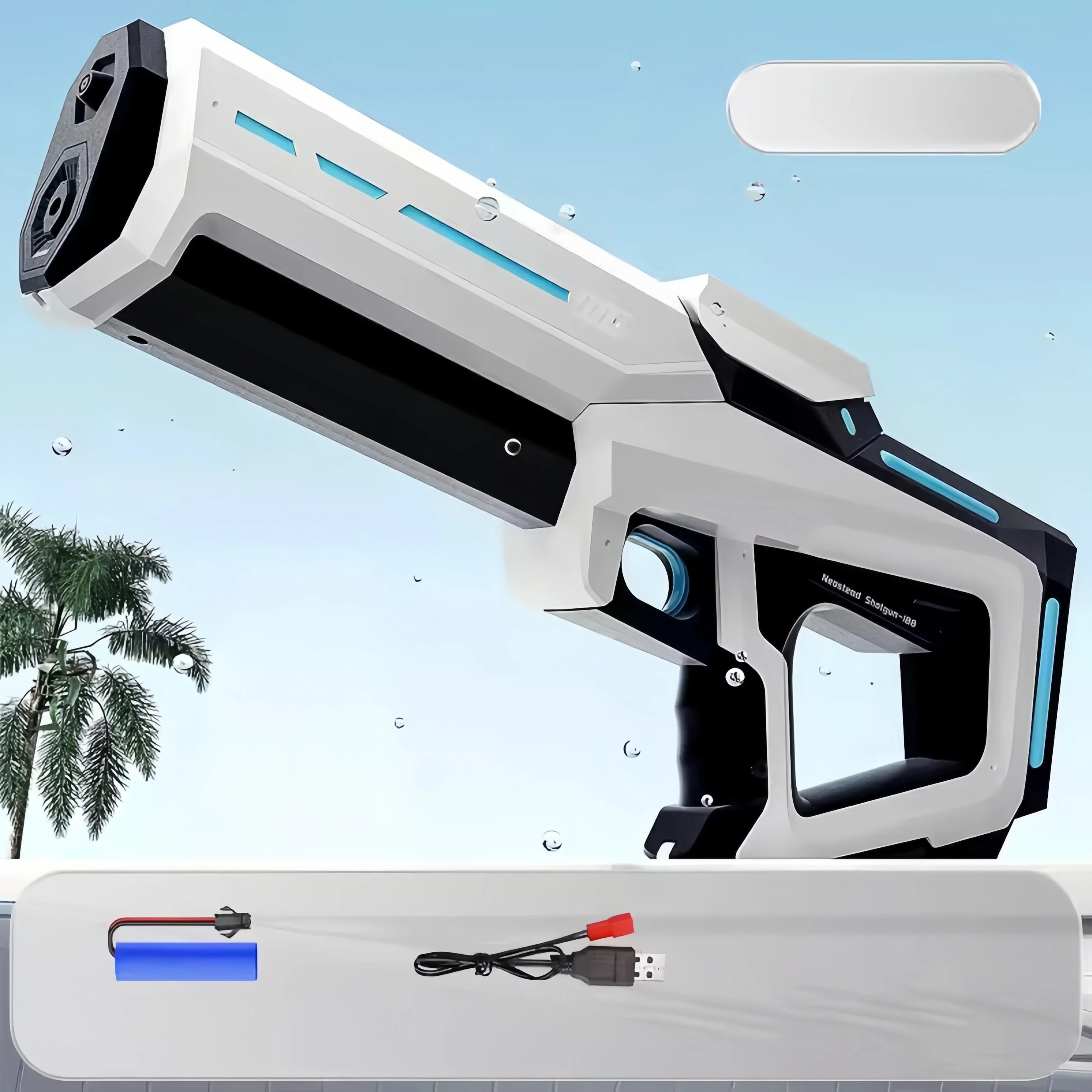 Powerful Electric Water Gun Automatic Squirt Water Blaster For Kids  Adults 6