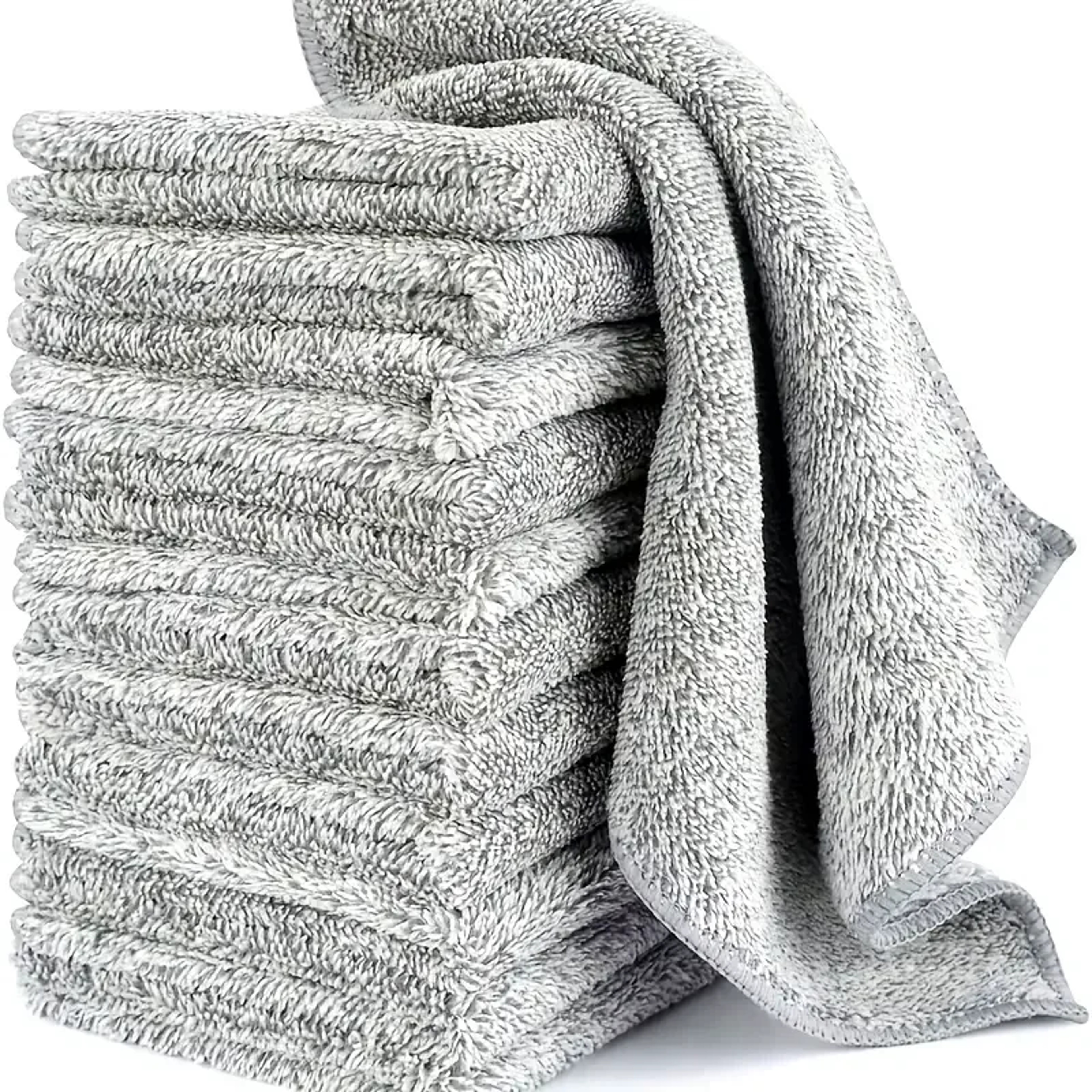 Premium Thick Microfiber Cleaning Cloth Lint Free Car Cleaning Cloth For Windows Glass  MultiSurfac
