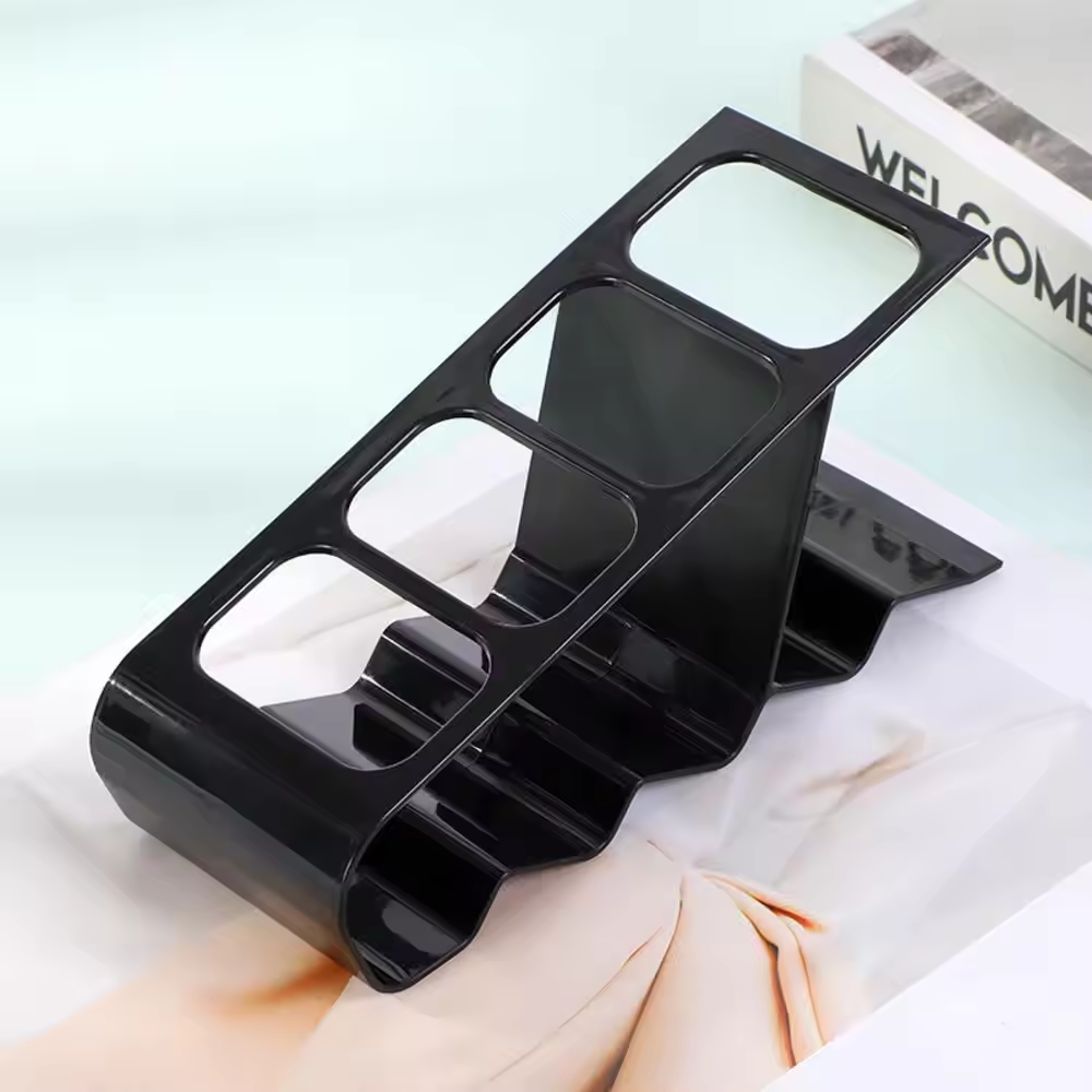 4-Section Remote Control Organizer for Home & Office, Desktop Storage Rack – view 7