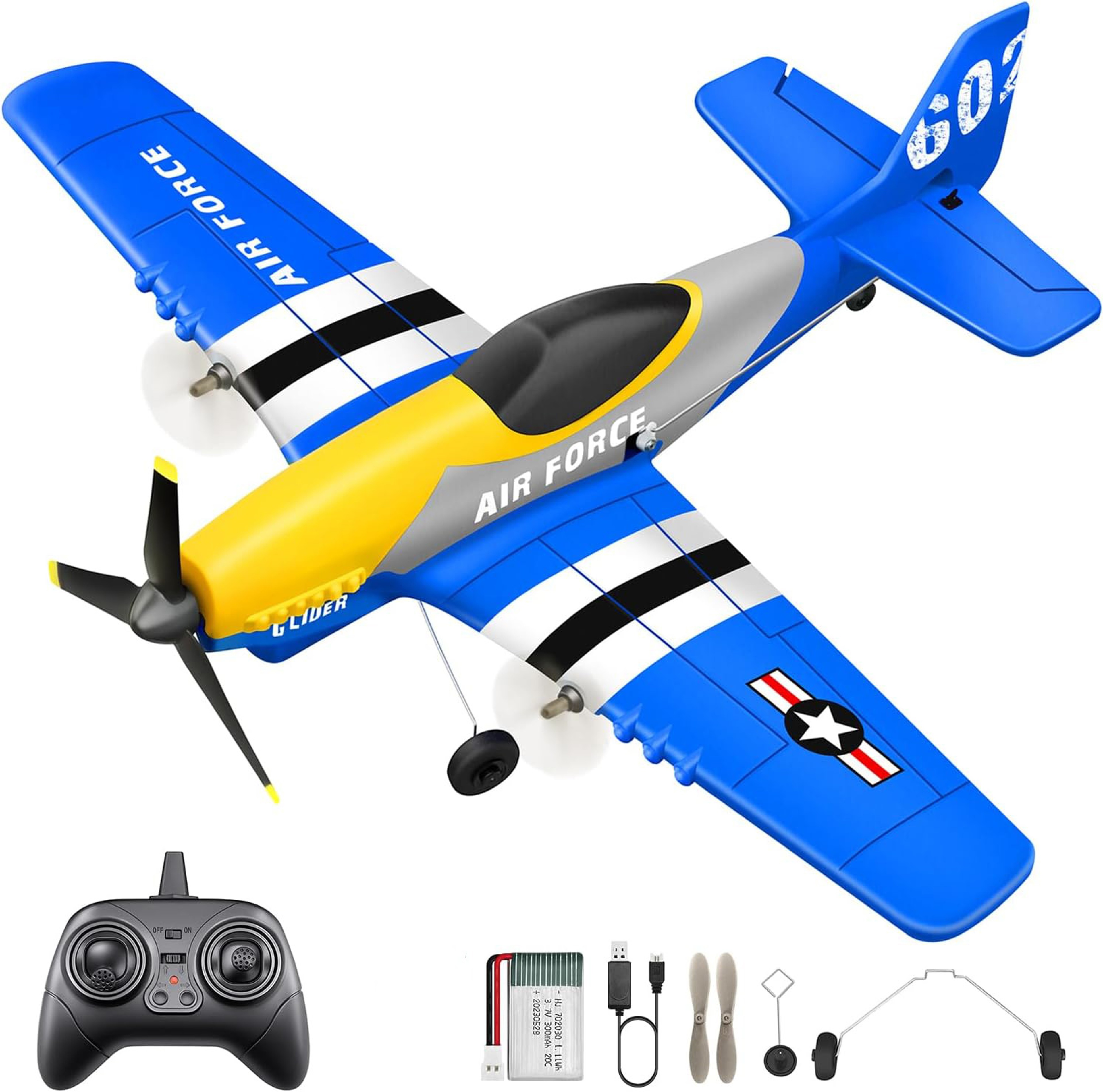 RC Plane 24G Foam Remote Control Fighter Glider Warbird Airplane Toys 0