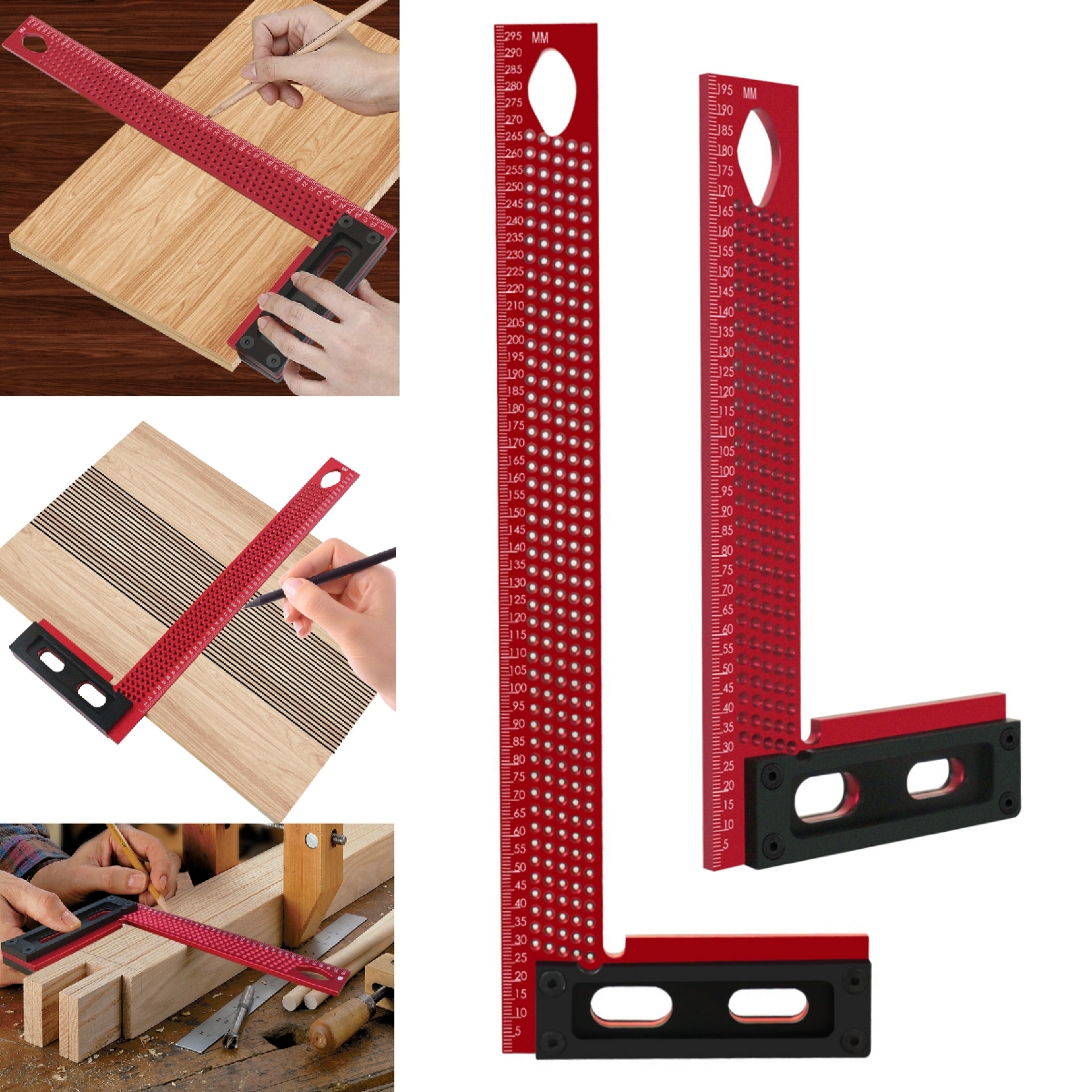 Precision Scriber And Aluminum Framing Mitre Square MultiFunction Measuring Tool For Accurate Marki 0