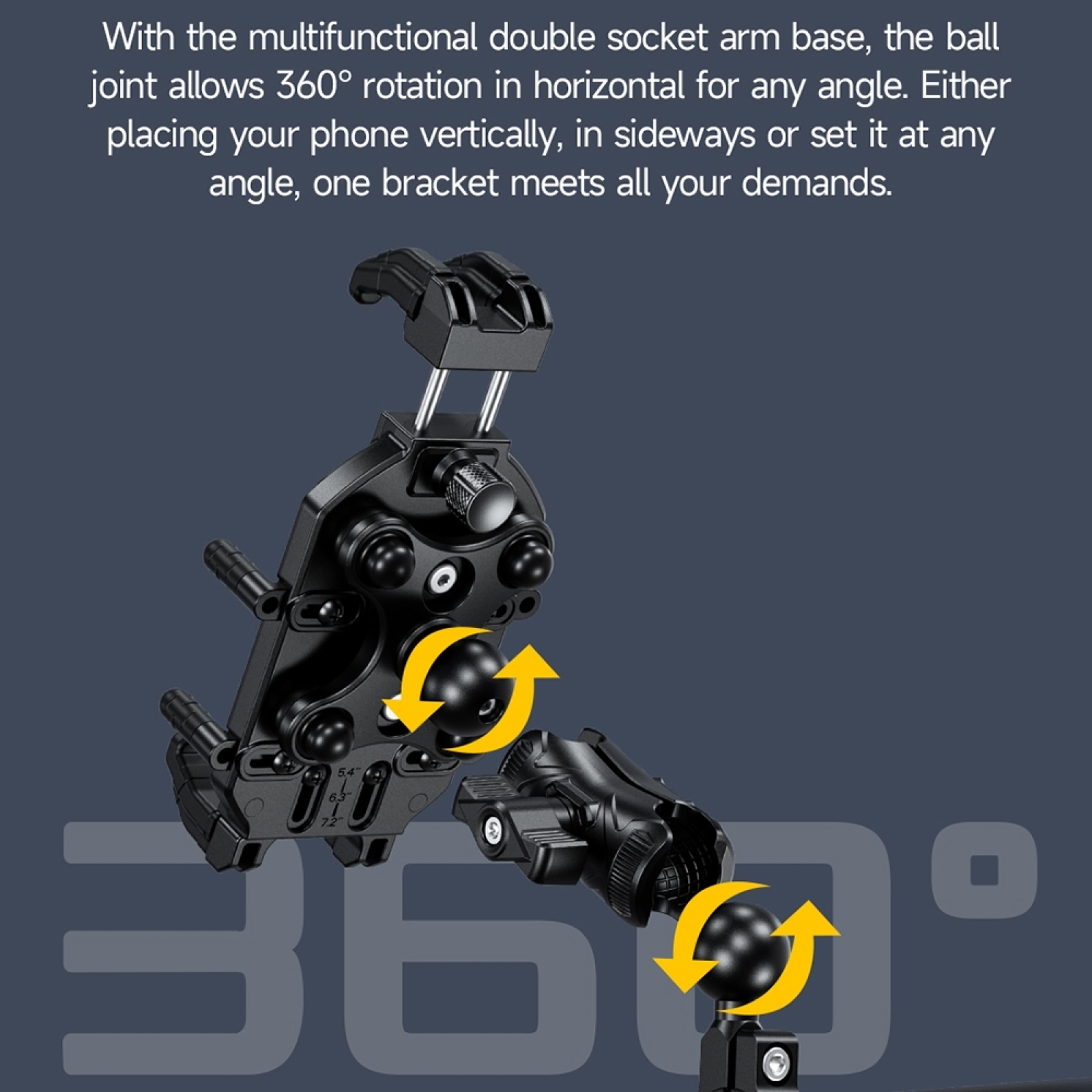 Armor Mount Pro Universal Bicycle Handle Phone Holder For Smartphones 2