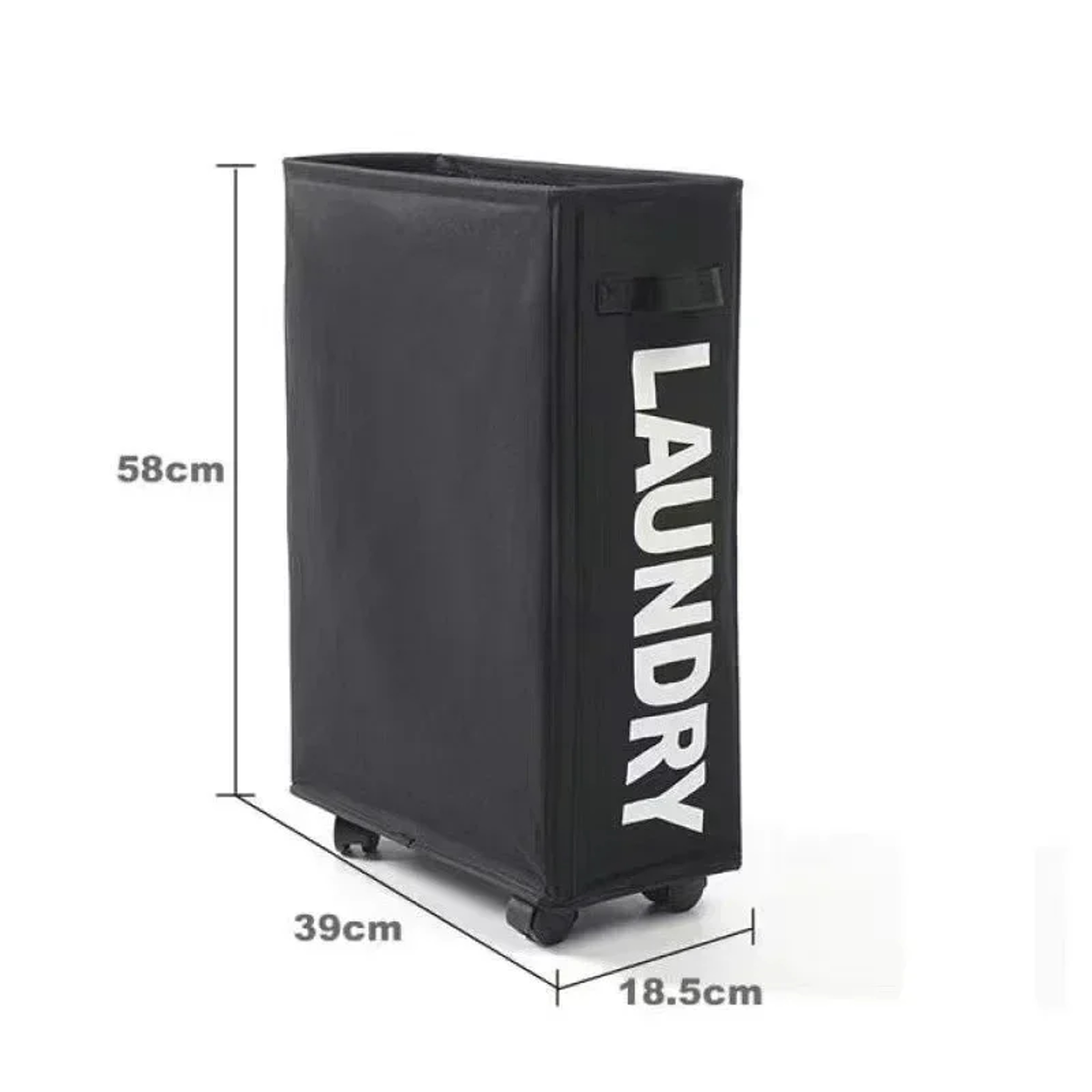 Large Capacity Laundry Basket With Wheels Waterproof Foldable Storage Bag For Yoga Mats  Dirty Clot 7