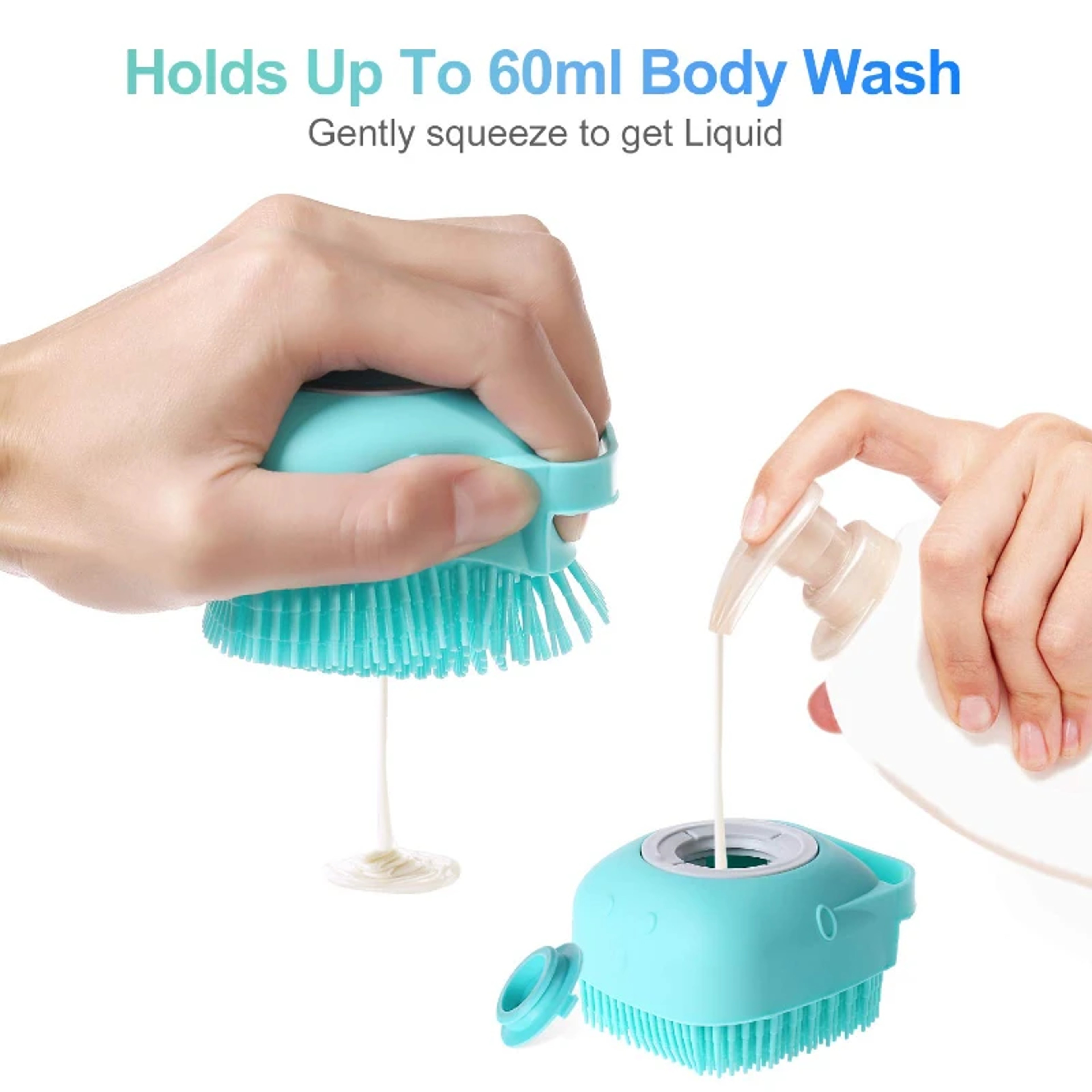 Soft Silicone Pet Shampoo Brush For Dogs  Cats Gentle Massage Grooming Comb For Short Hair Bathing 2