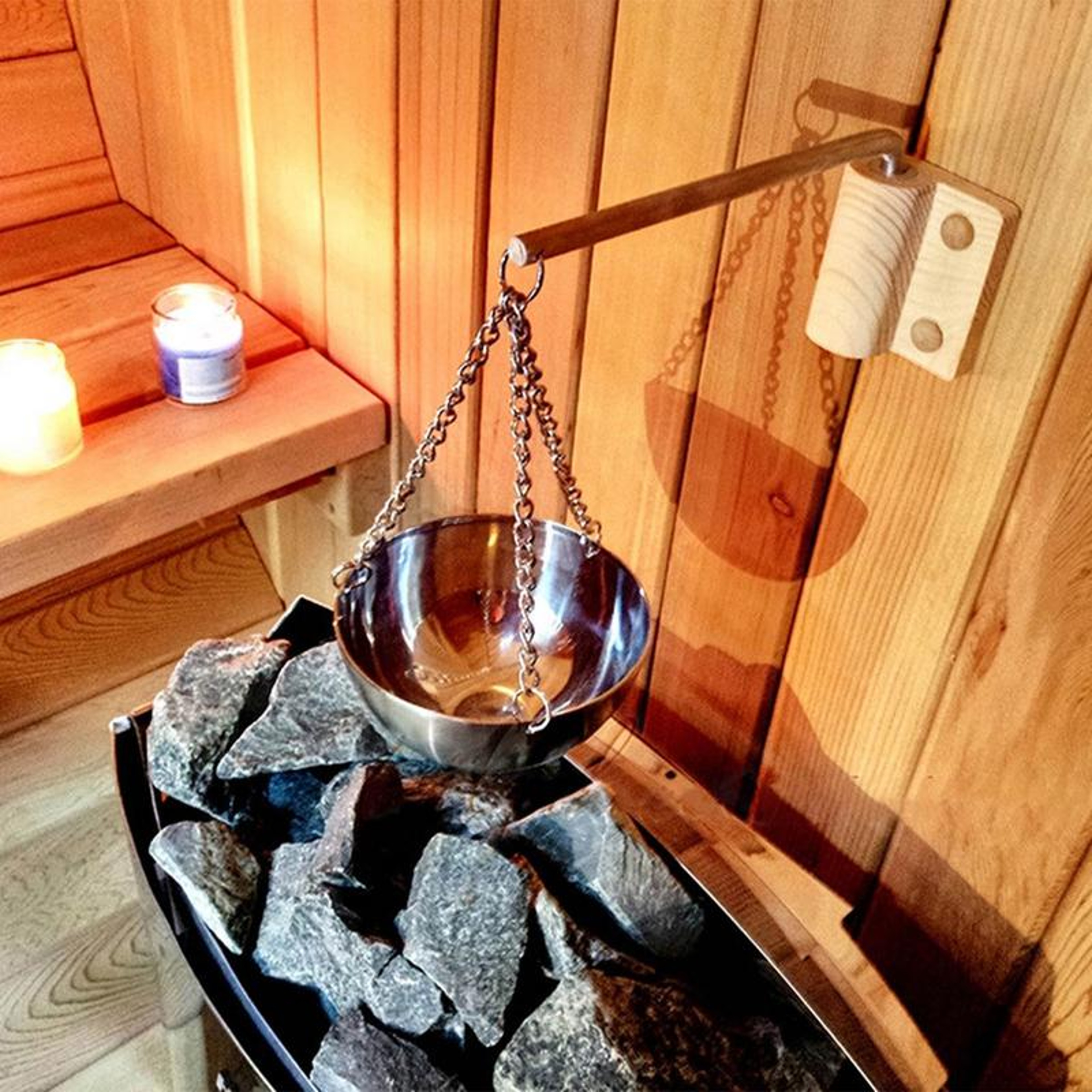 Sauna Aromatherapy Oil Diffuser Bowl, Essential Oil Fragrance Holder for Sauna & Spa – view 1