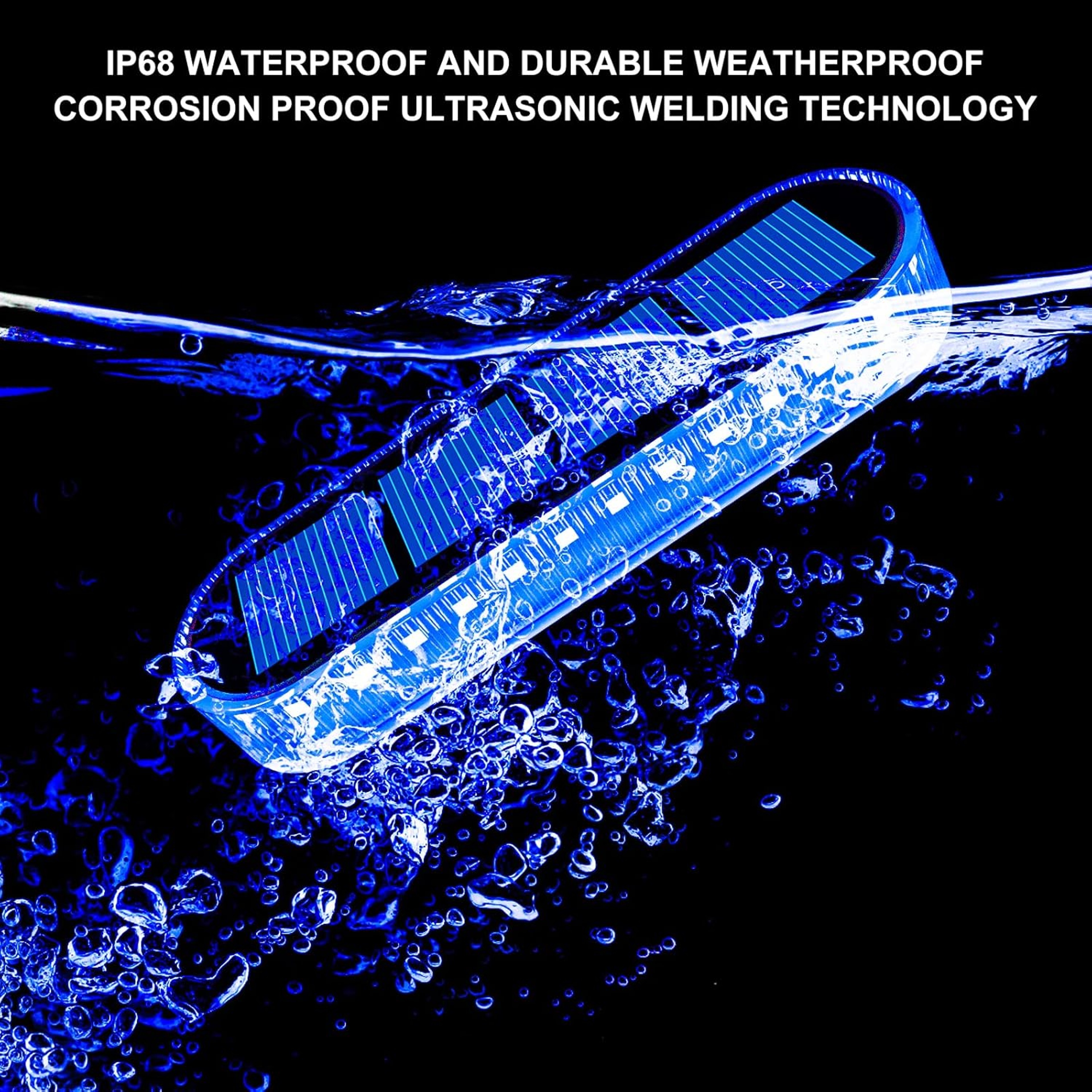 Waterproof LED Outdoor Lighting for Steps, Docks, and Driveways, IP68 Wireless, Solar-Powered – view 2