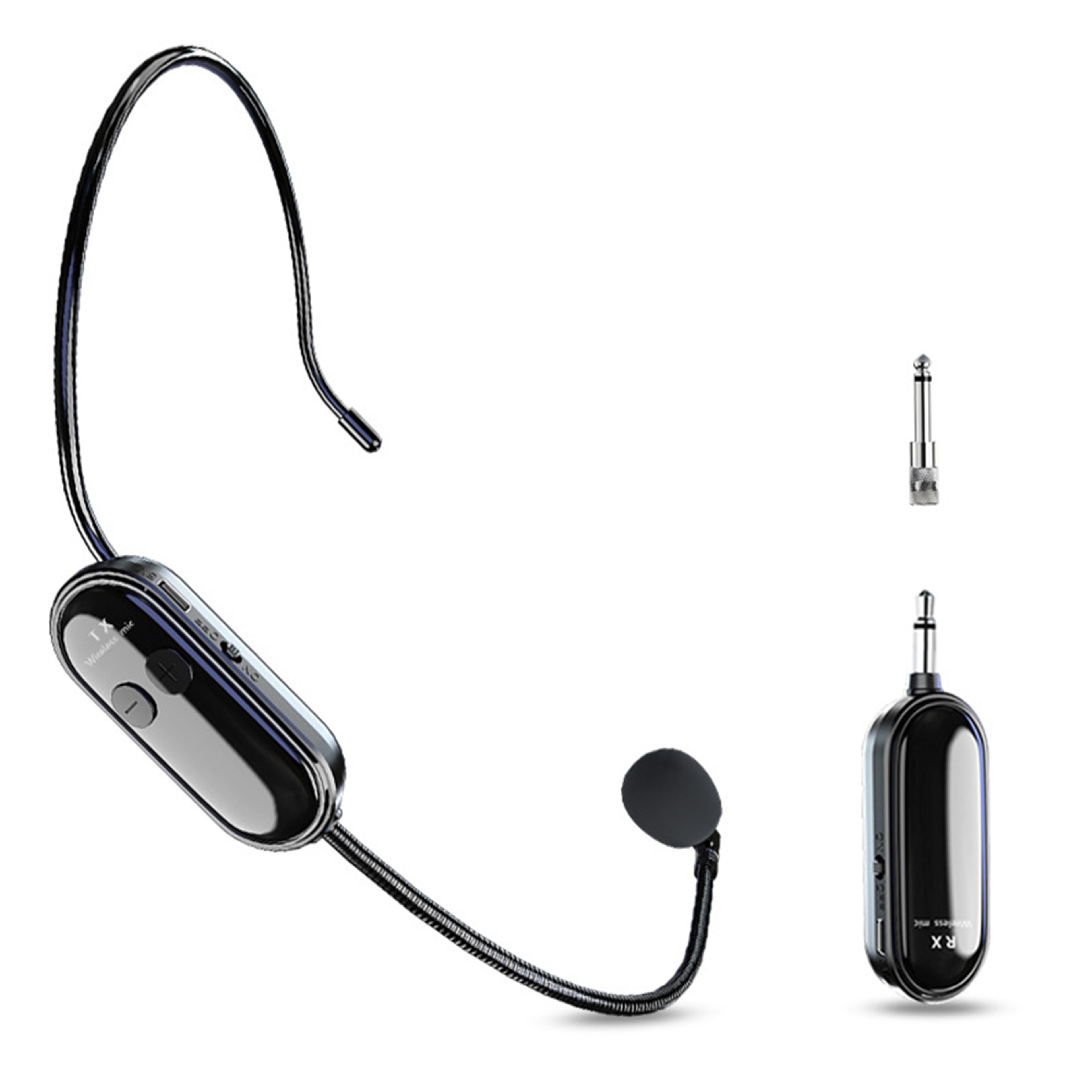 Wireless 2in1 Headset  Handheld Mic System Long Range For Stage Speakers And Teaching 3
