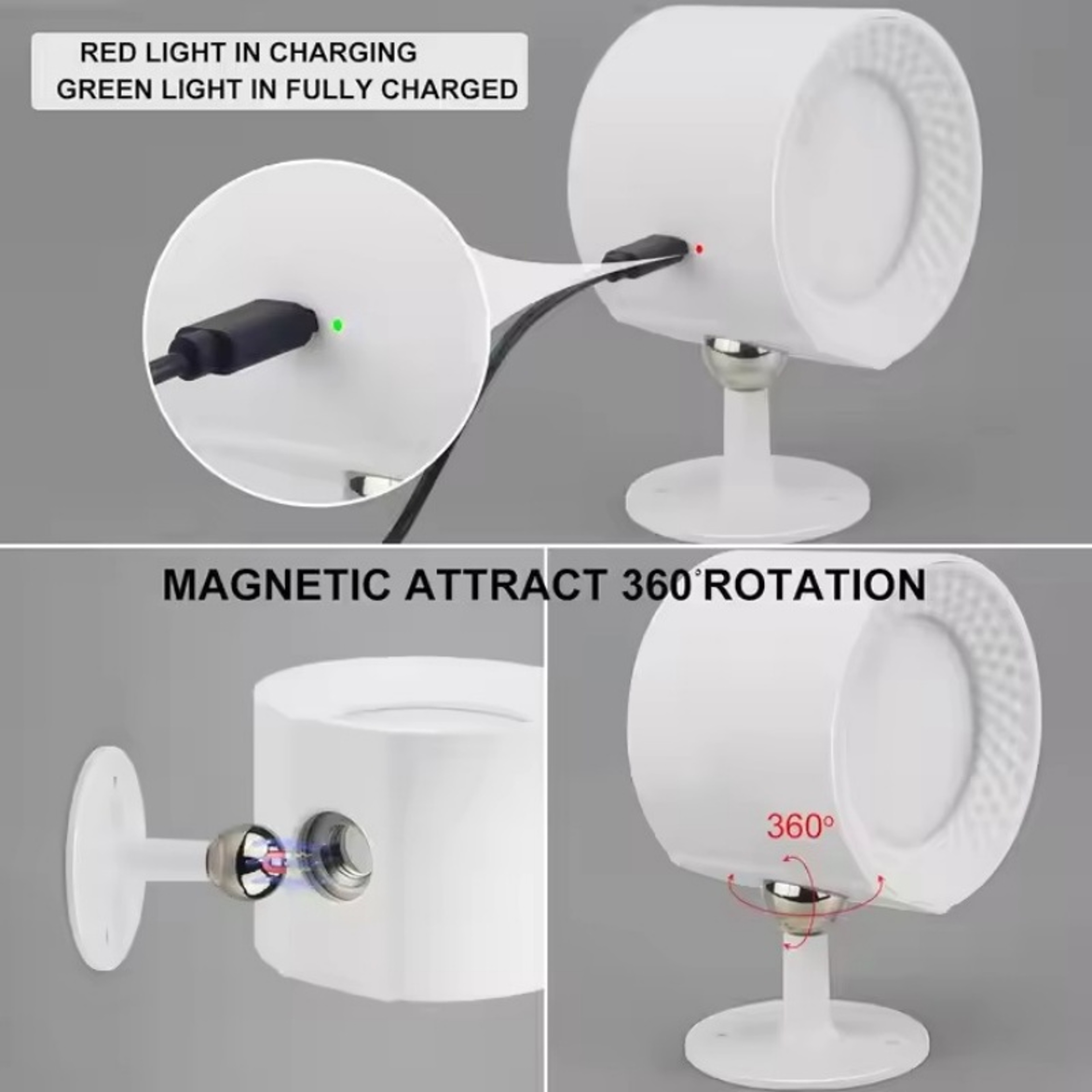 Luxurious Dual Head LED Bedside Wall Light Convenient Reading  Decorative Light 4