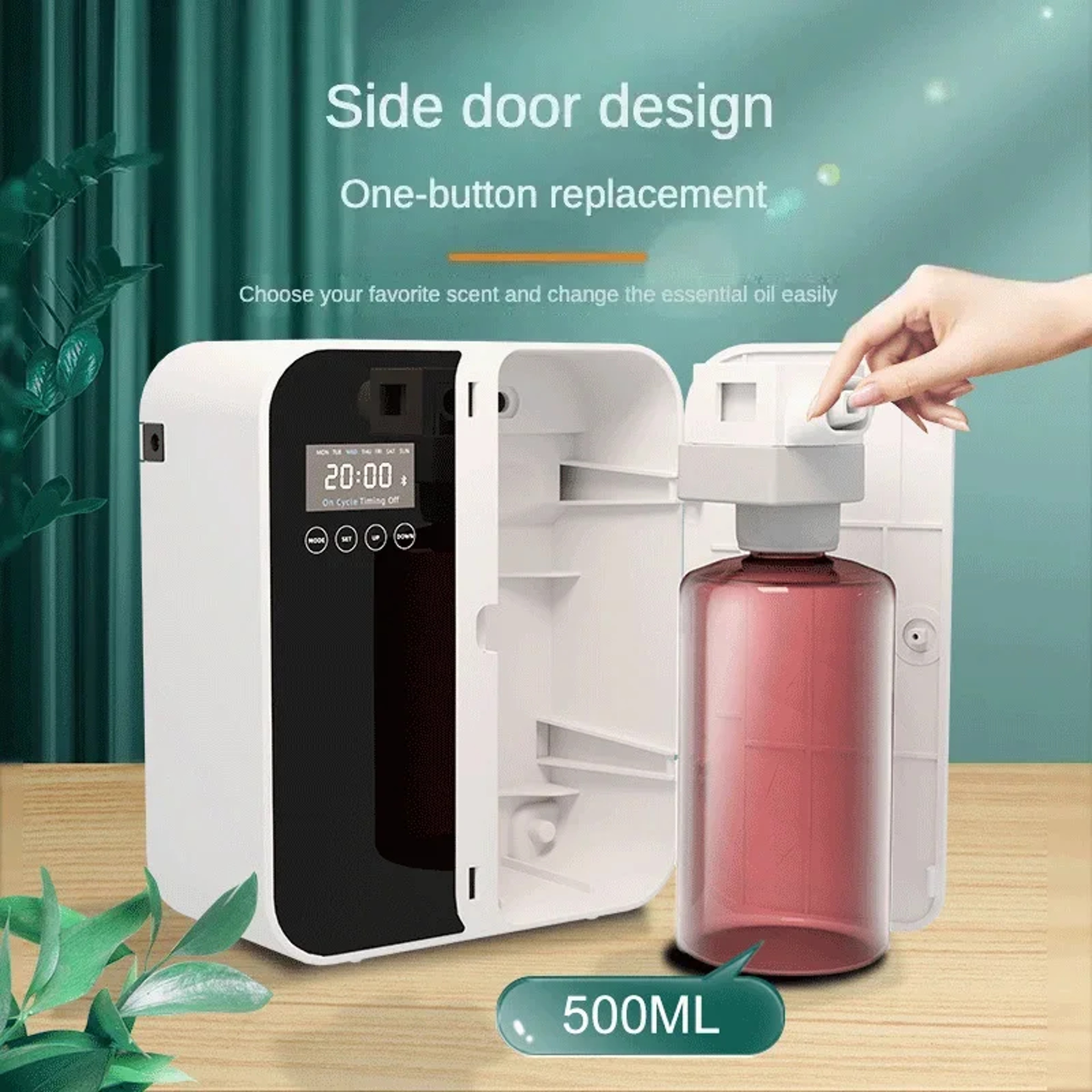 Bluetooth WallMounted Aroma Diffuser Electric Fragrance Distributor For Home  Office 3