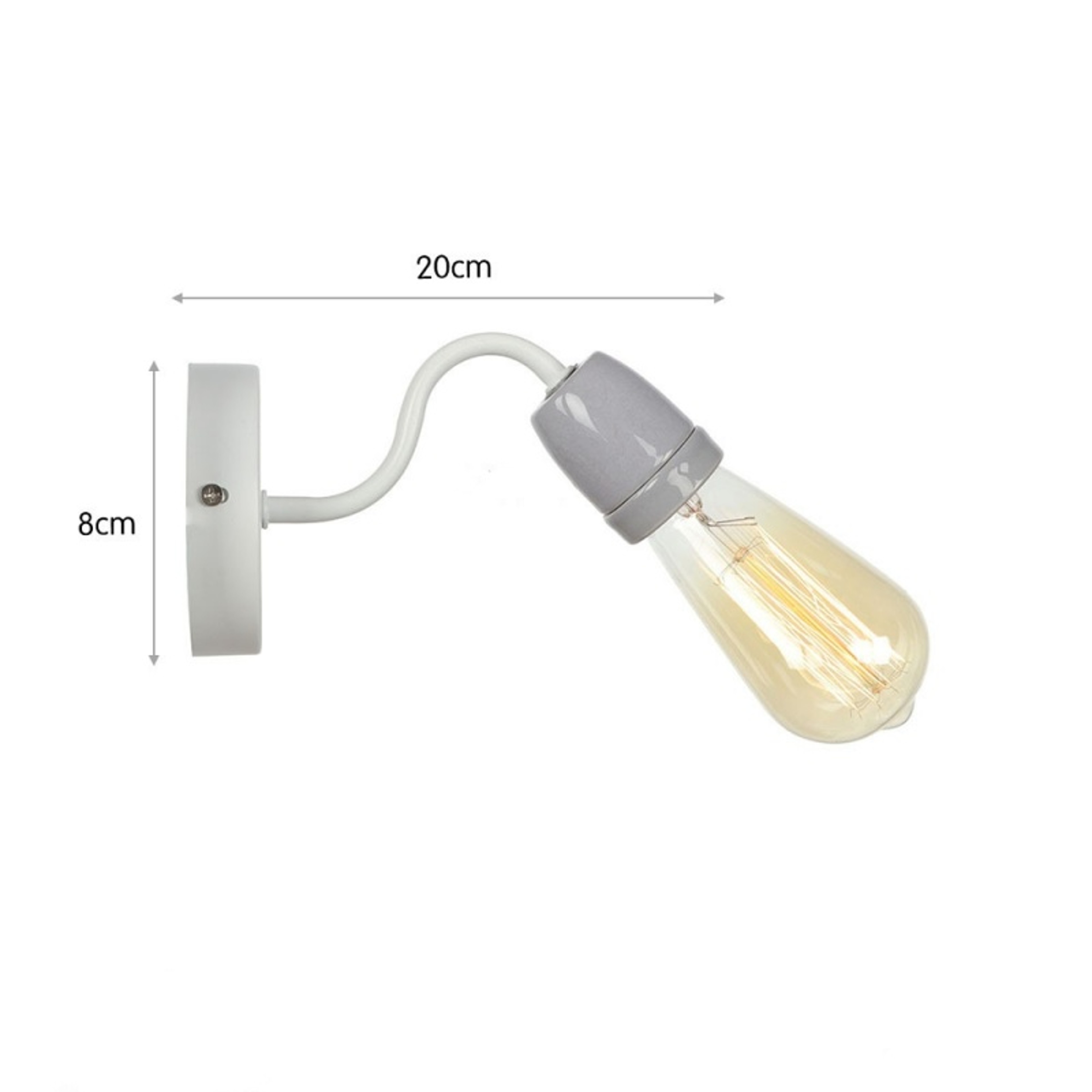 Colorful Ceramic LED Wall Lamp Nordic Minimalist Bedside  Bathroom Wall Sconce 3