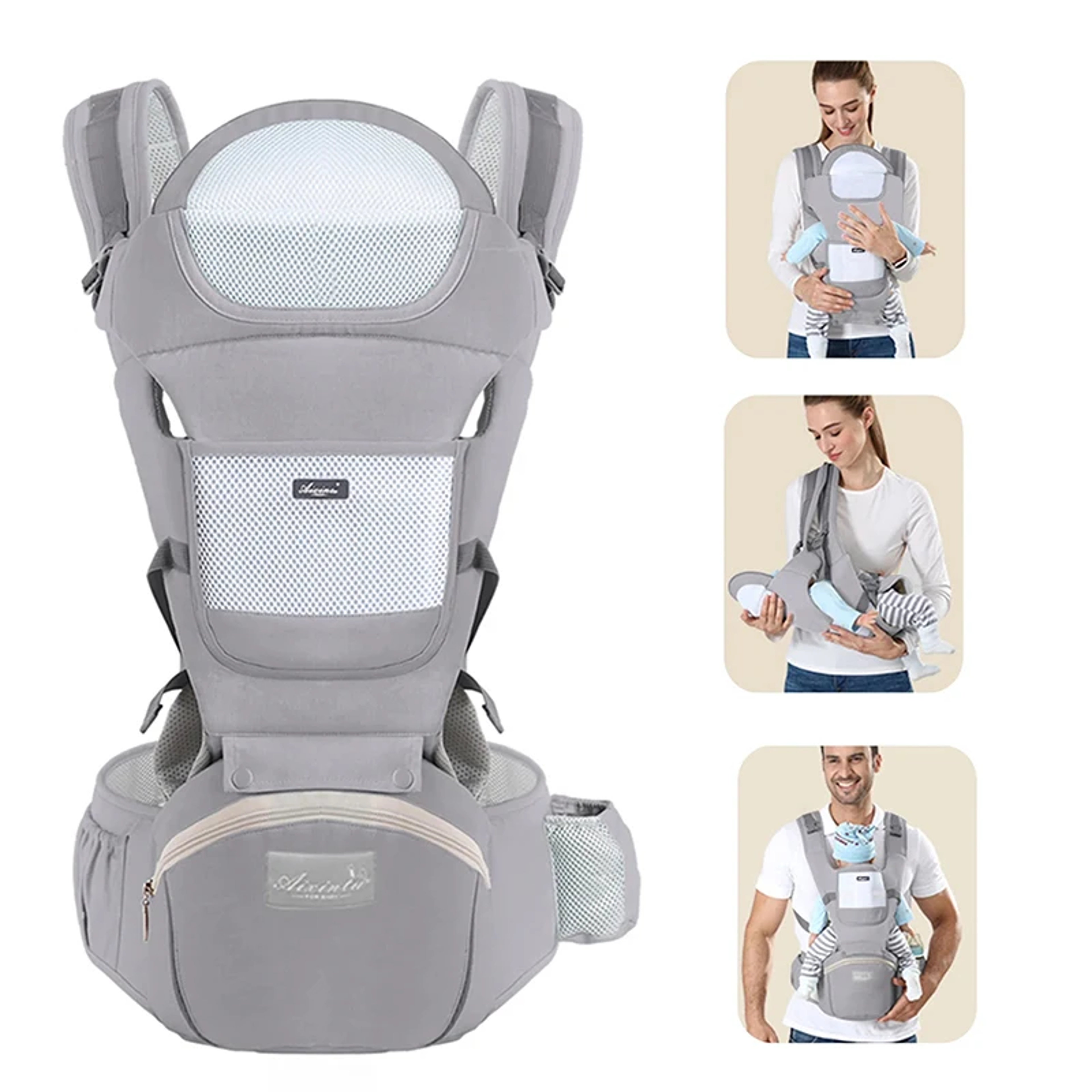 Ergonomic Baby Carrier Backpack Comfortable FrontFacing Kangaroo Carrier For Infants 0