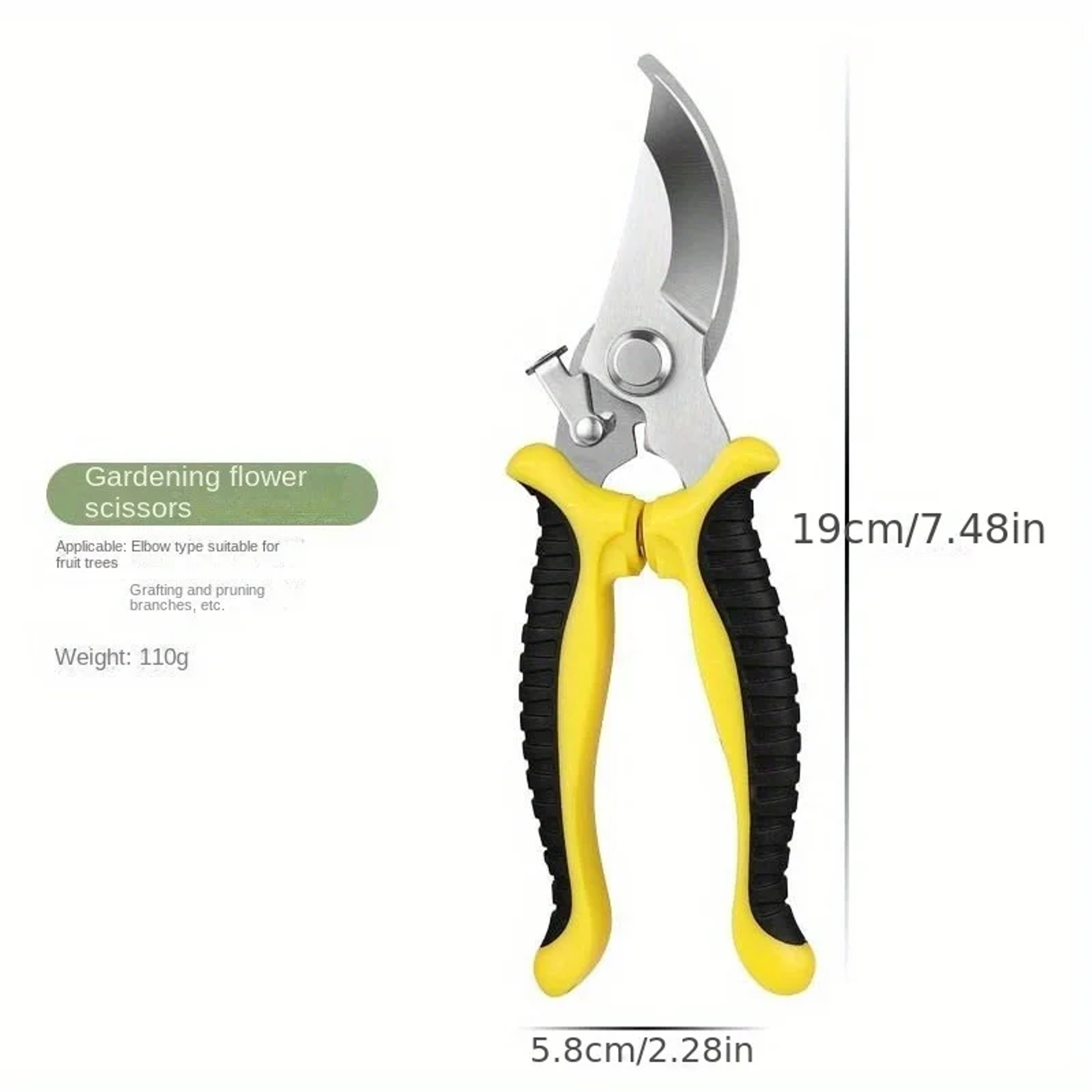 Stainless Steel Professional Gardening Shears For Pruning Trees Branches And Flowers 4