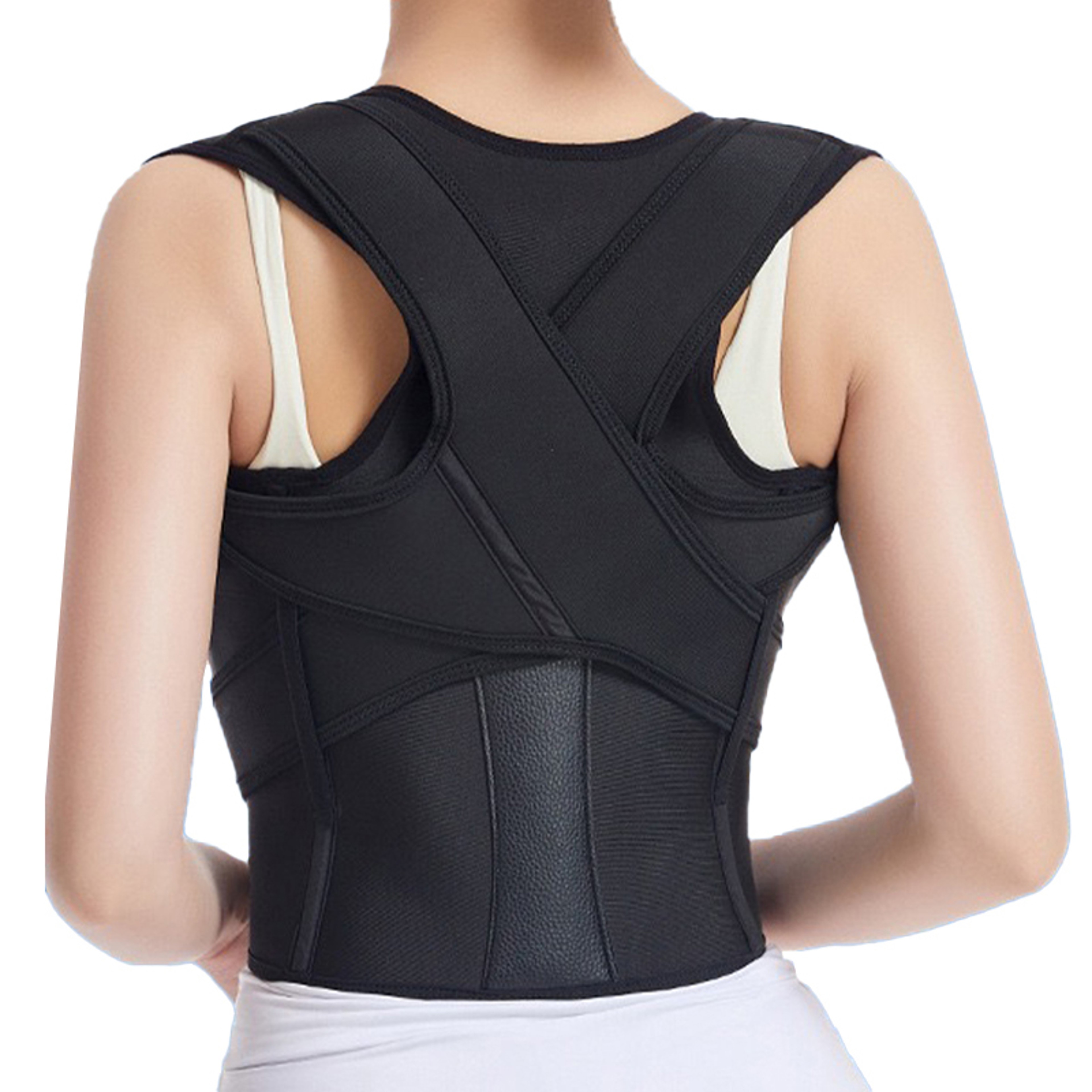 Adjustable Posture Corrector Belt Back Support Brace For Men Women Pain Relief And Alignment 0