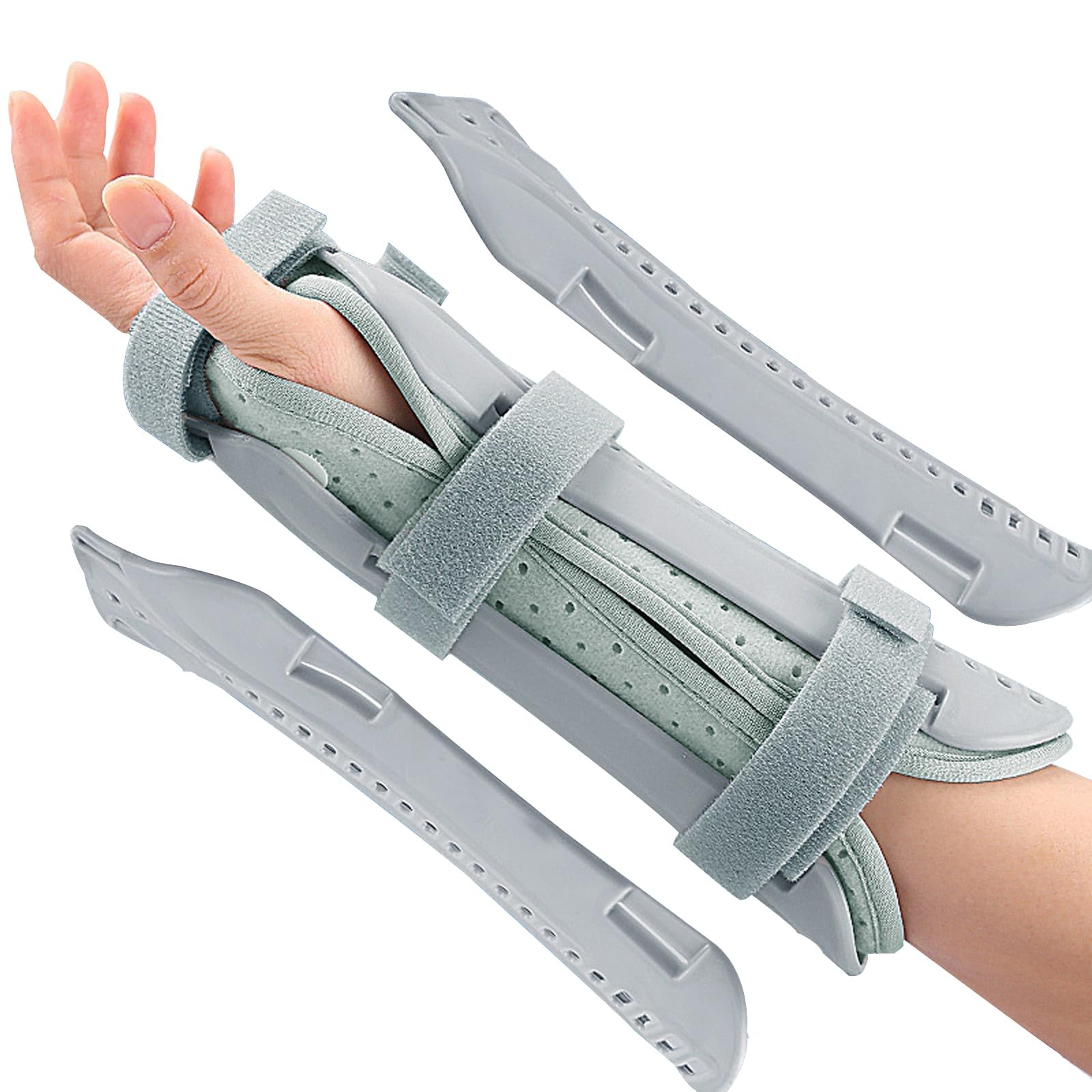 Forearm Wrist Support Brace, Breathable Splint for Pain Relief & Sports Injuries – view 7