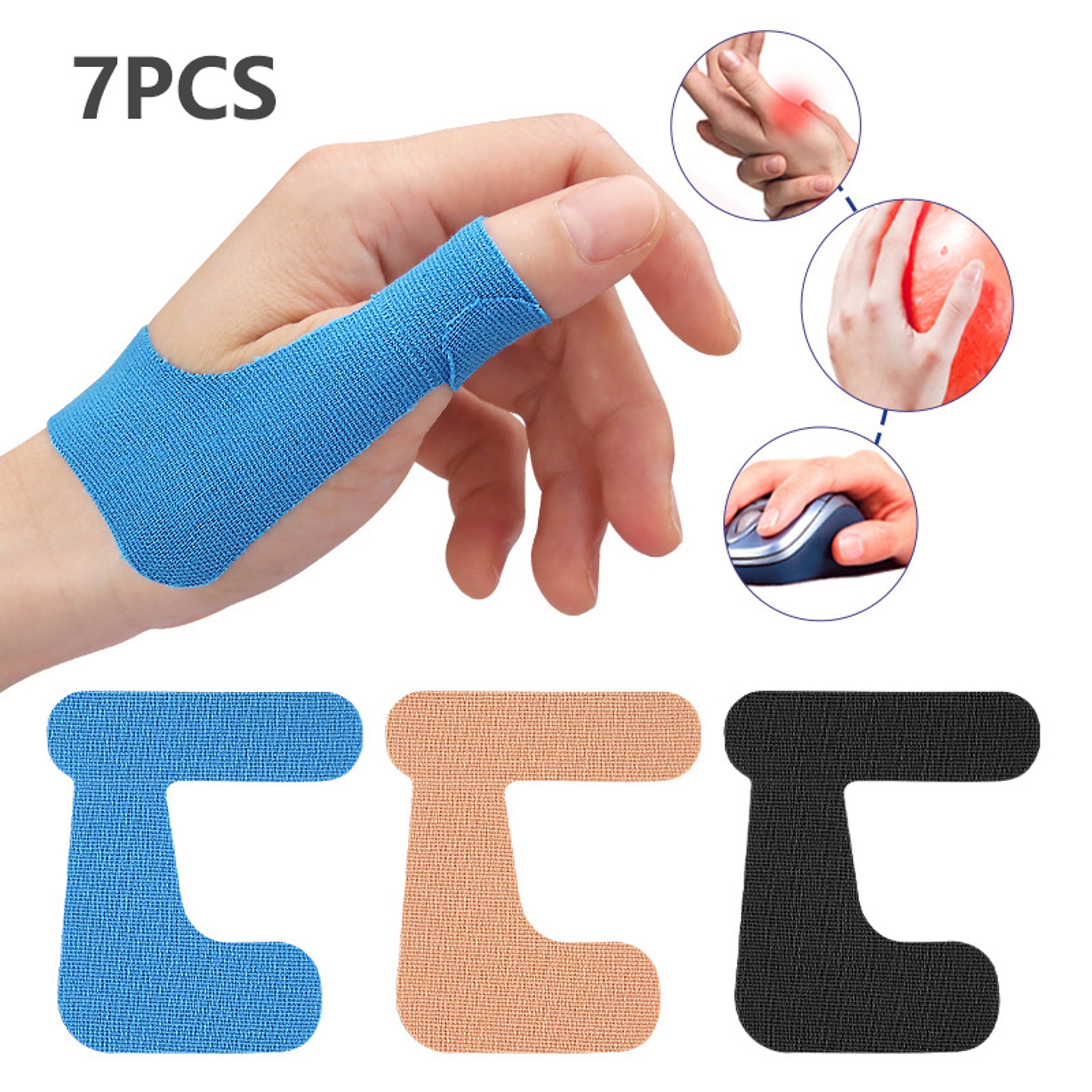 Thumb Pain Relief Patch & Wrist Tendon Support Brace for Arthritis Finger Comfort – view 1