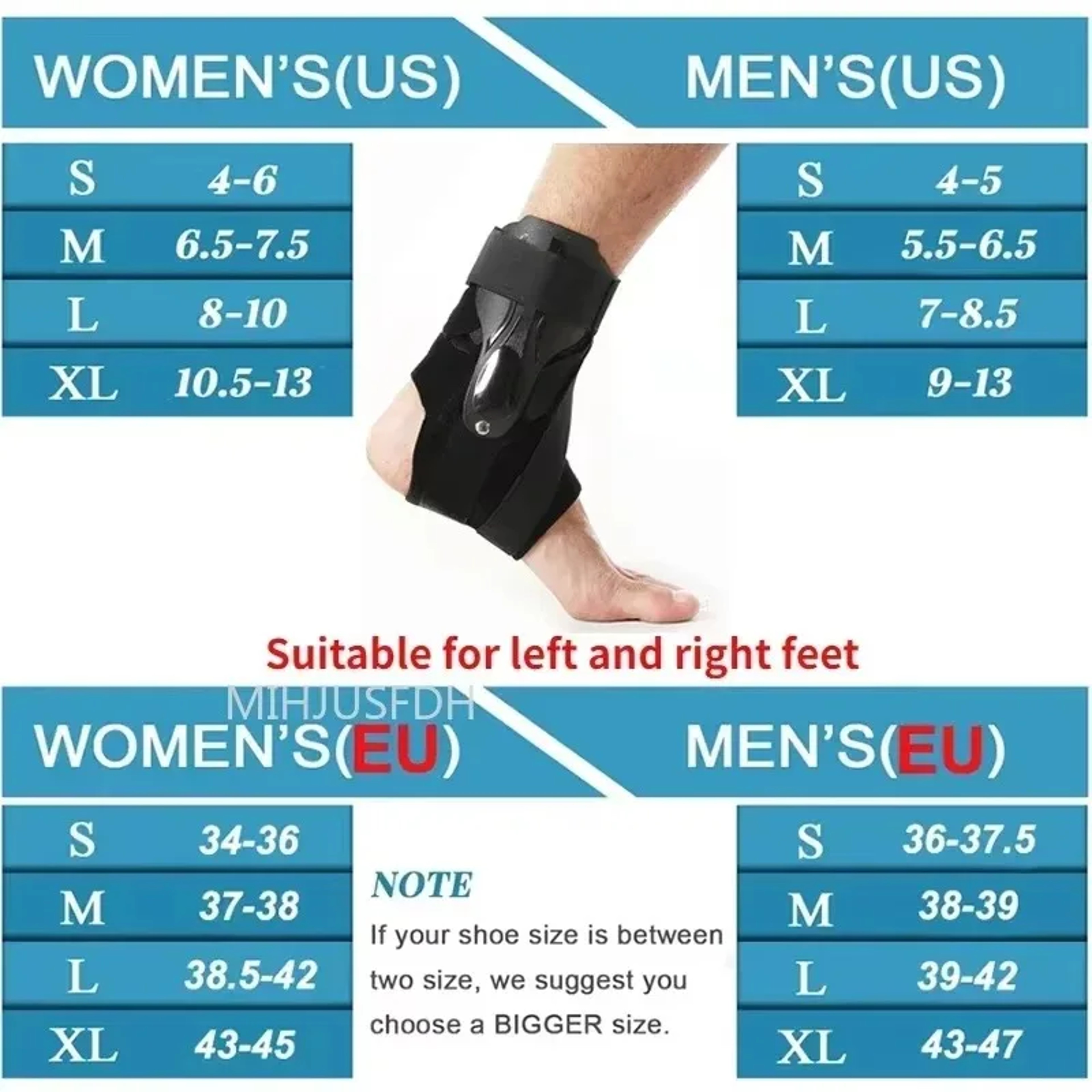 Ankle Support Brace With Side Stabilizers For Sprains Tendonitis  Injury Recovery 5