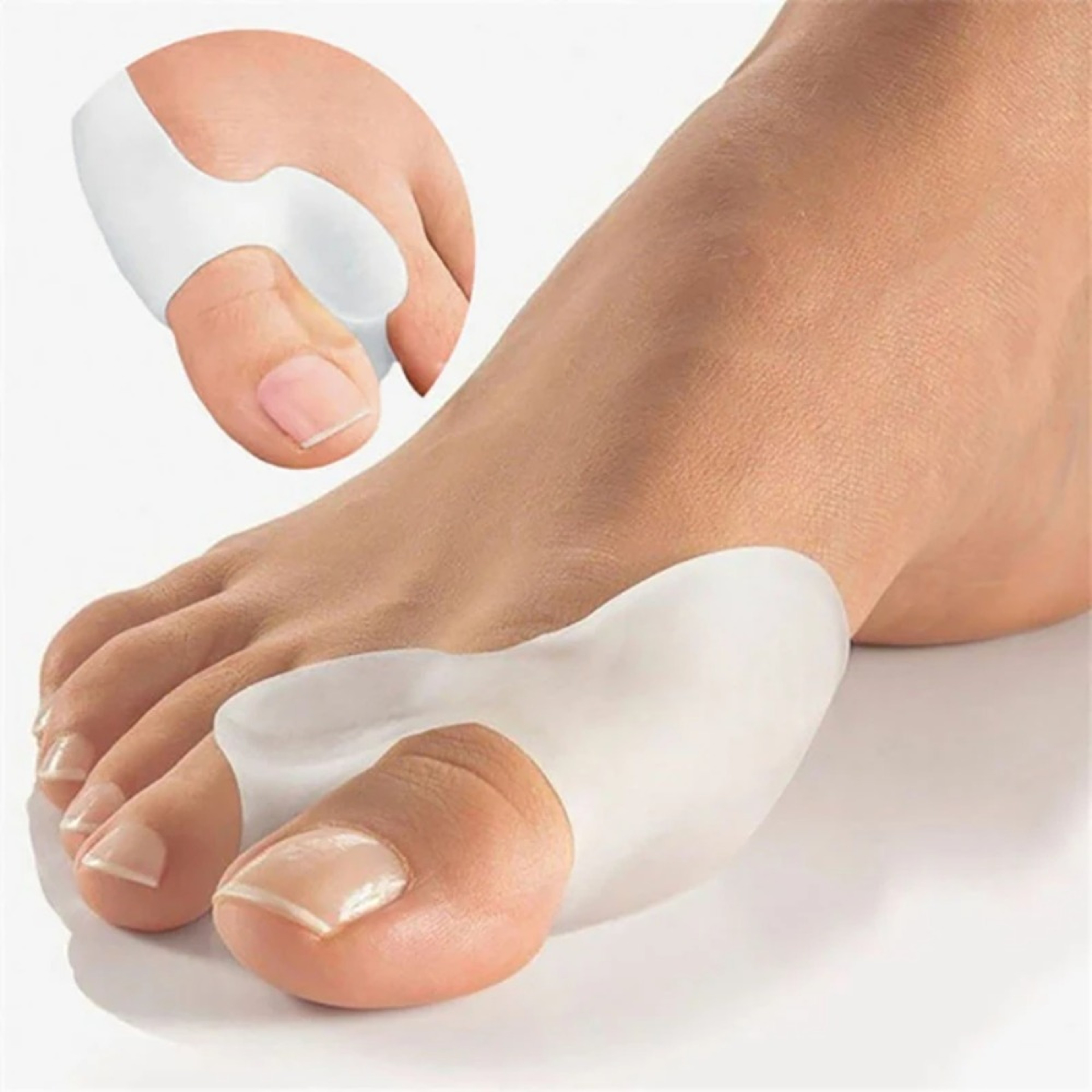 Bunion Relief Toe Corrector Set Soft Night Splint for Big Toe Alignment – view 1