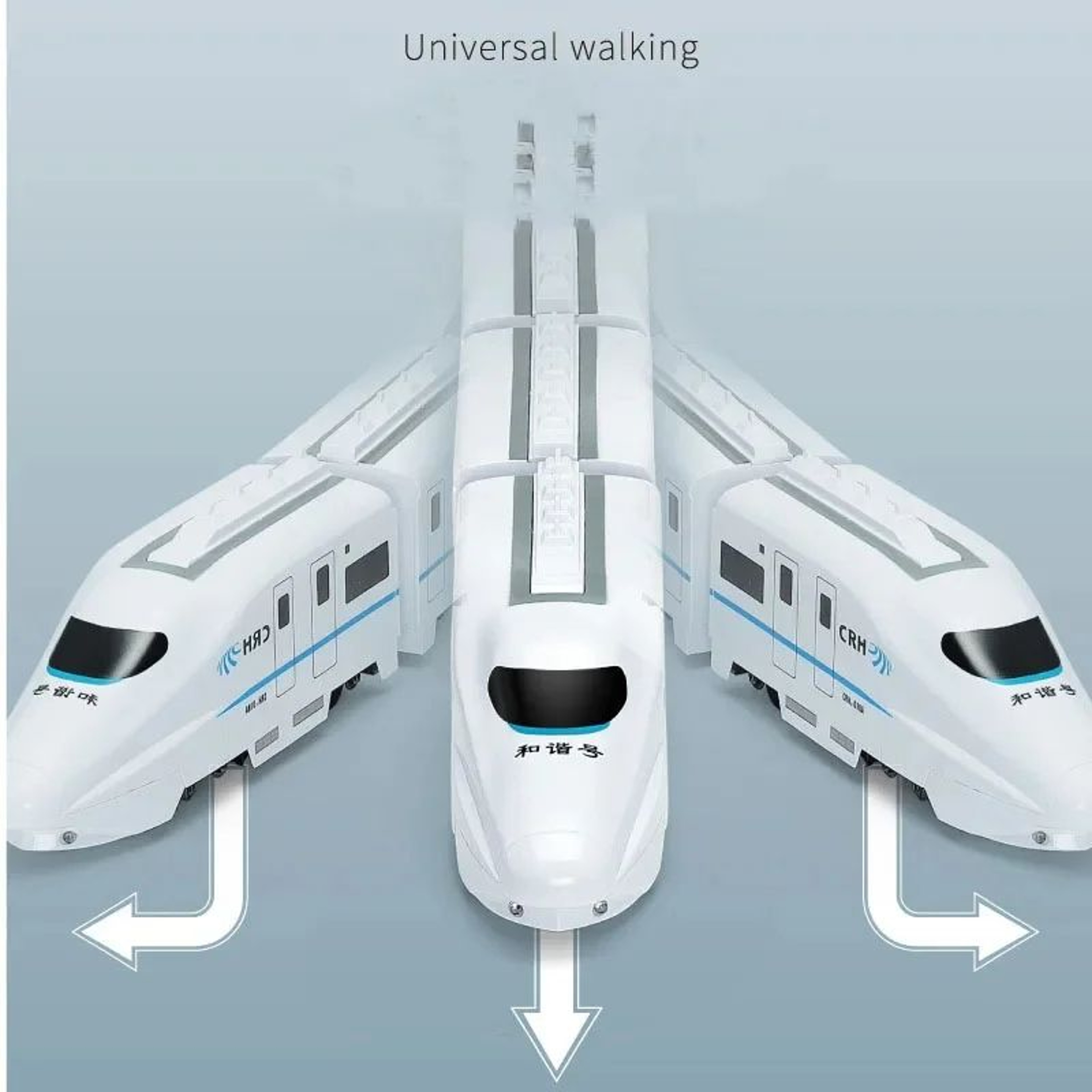 High Speed Railway Train Toy Electric Sound  Light Model  Educational DIY Toy For Boys  Girls 1