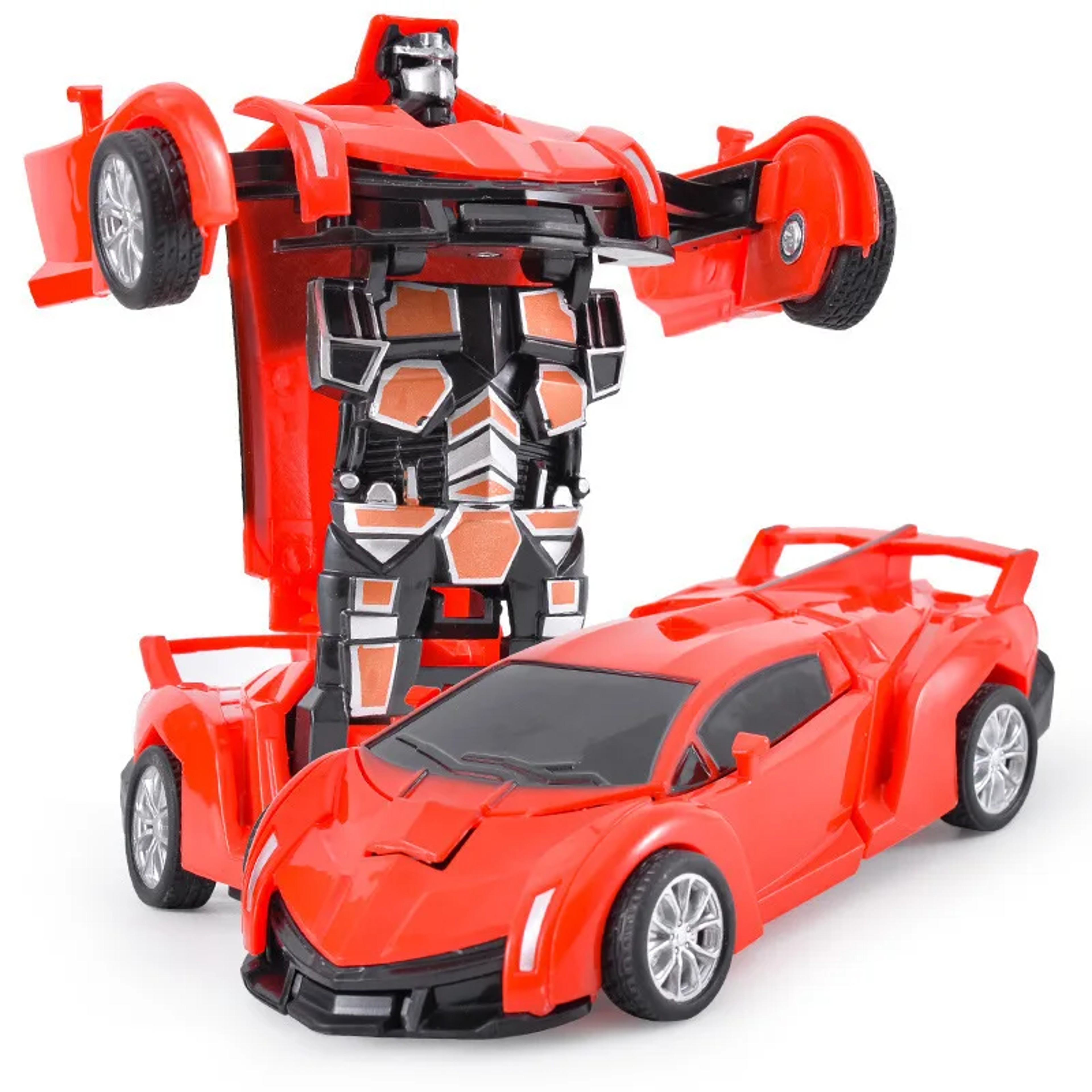 Kids Toys Car One-Button Shape-Shifting Autobot Robot Interactive Puzzle & Collision Fun – view 8
