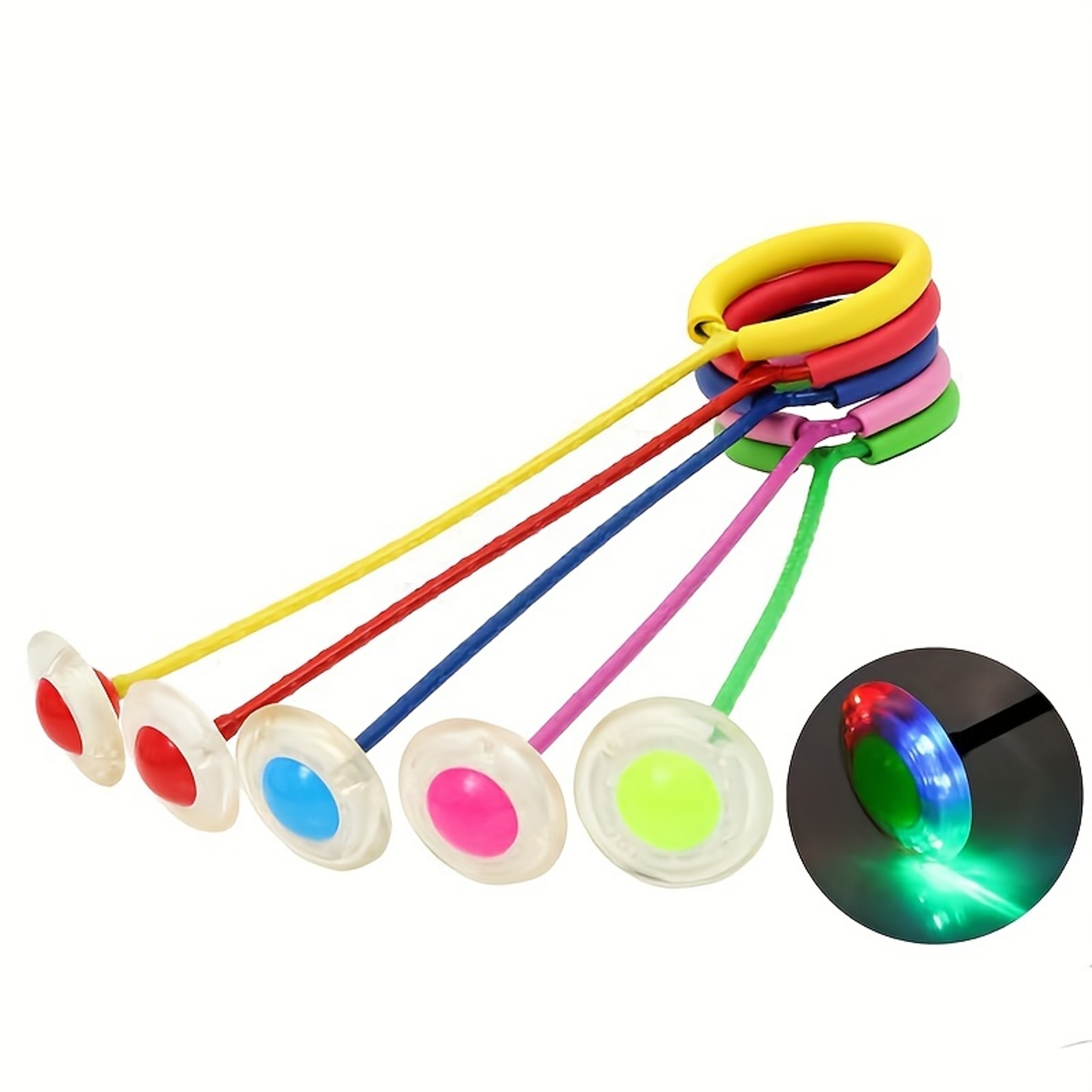 Foldable Flashing Bouncing Ball LED Jump Ring Sports Game for Kids & Adults – view 4