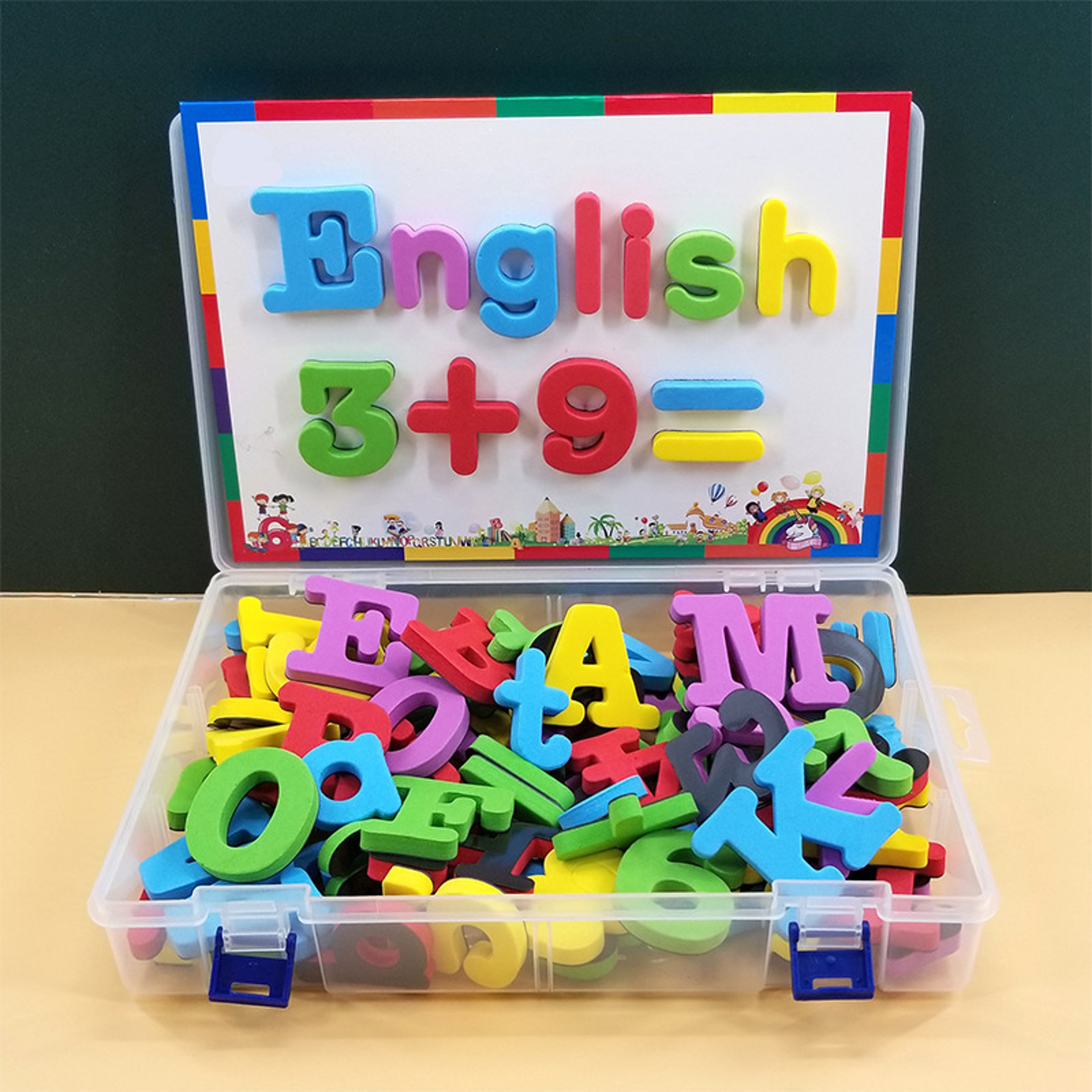 Magnetic Letters & Numbers – Educational Fridge Magnets Toy Set for Kids (ABC, 123, Uppercase/Lowercase) – view 3