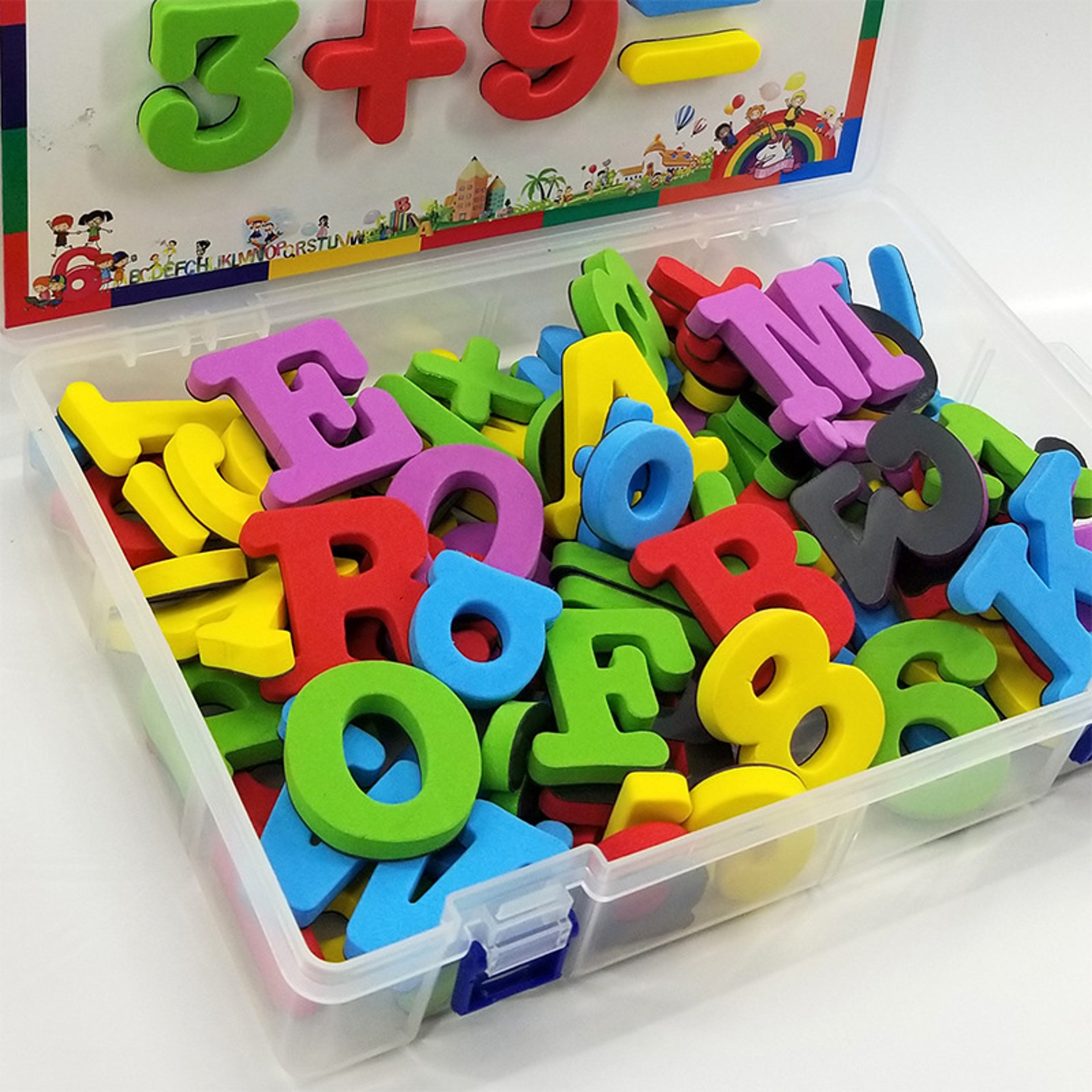 Magnetic Letters & Numbers – Educational Fridge Magnets Toy Set for Kids (ABC, 123, Uppercase/Lowercase) – view 4