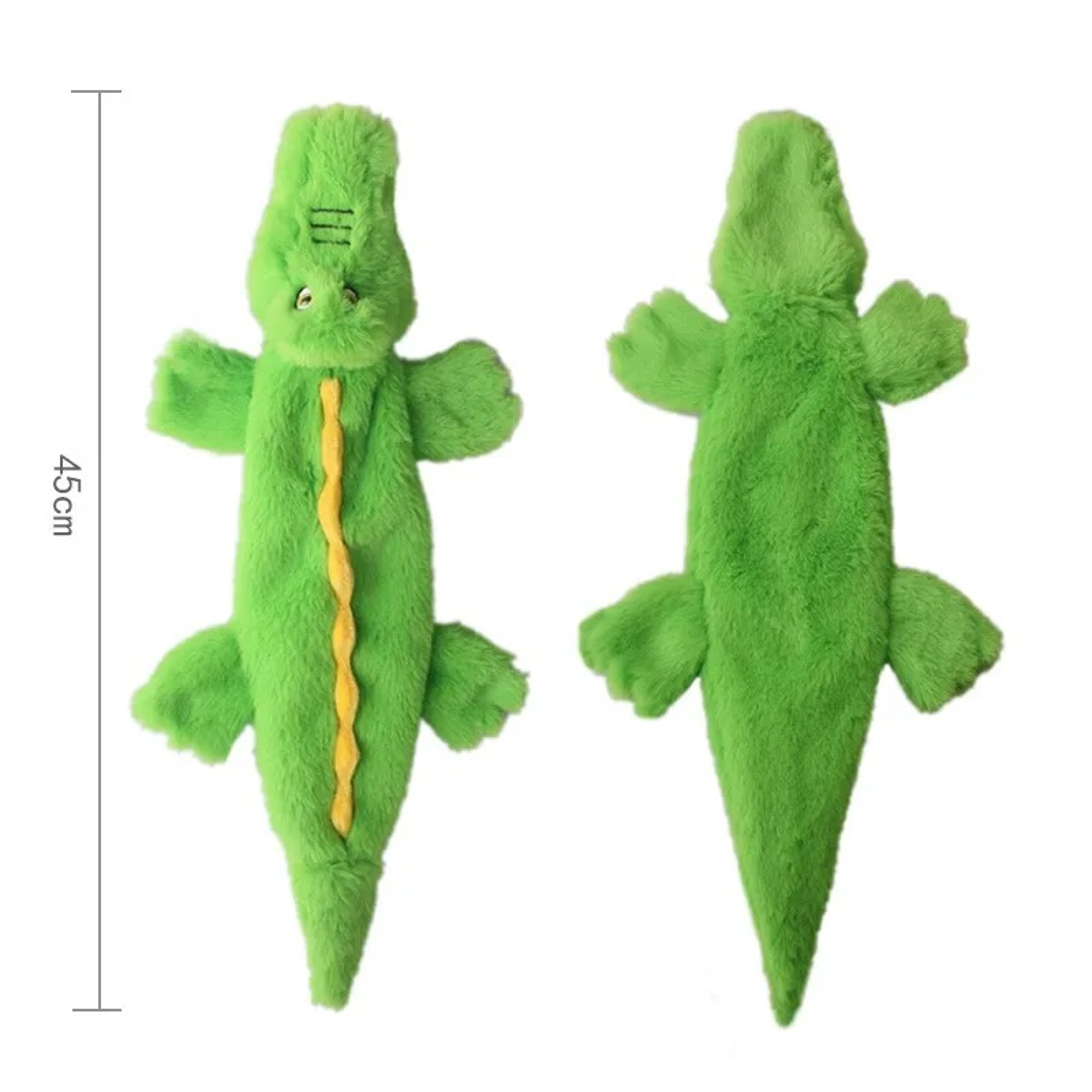 Stuffingless Plush Dog Toy Squeaky Crinkle Enhanced Chew Toy for Large Breeds Simulated Animal Design – view 7