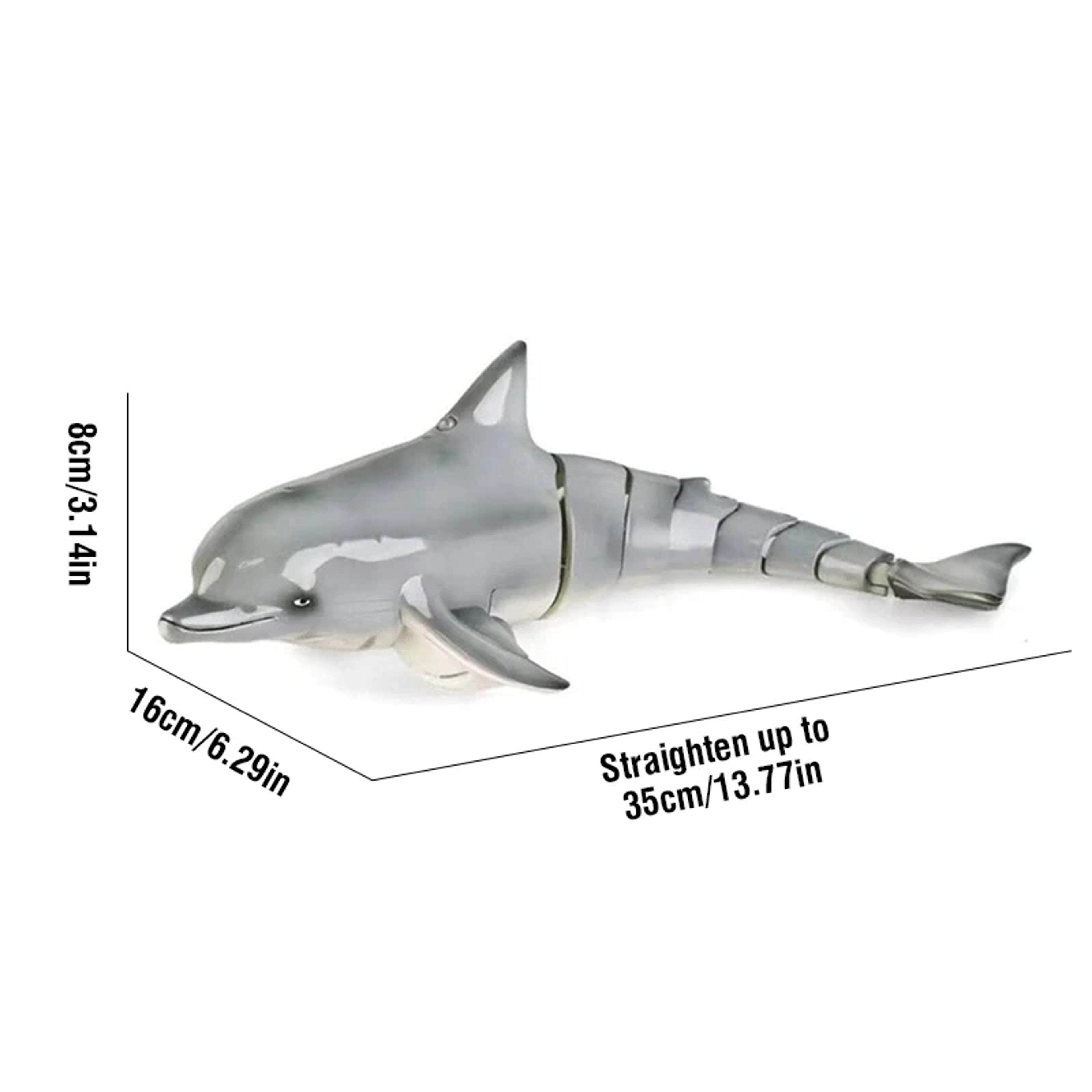 Remote Control Dolphin Toy with LED Light for Kids – view 6