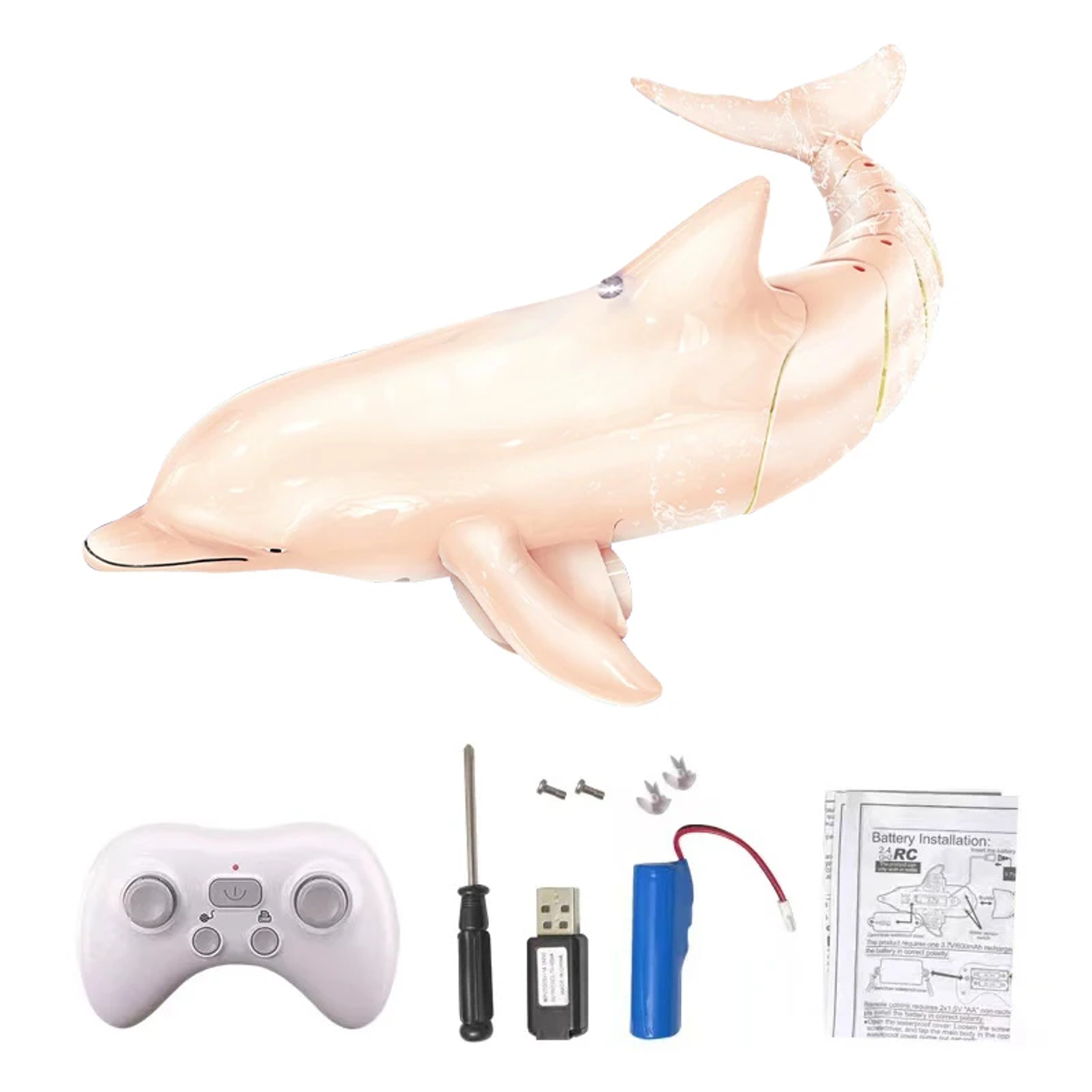 Remote Control Dolphin Toy with LED Light for Kids – view 8