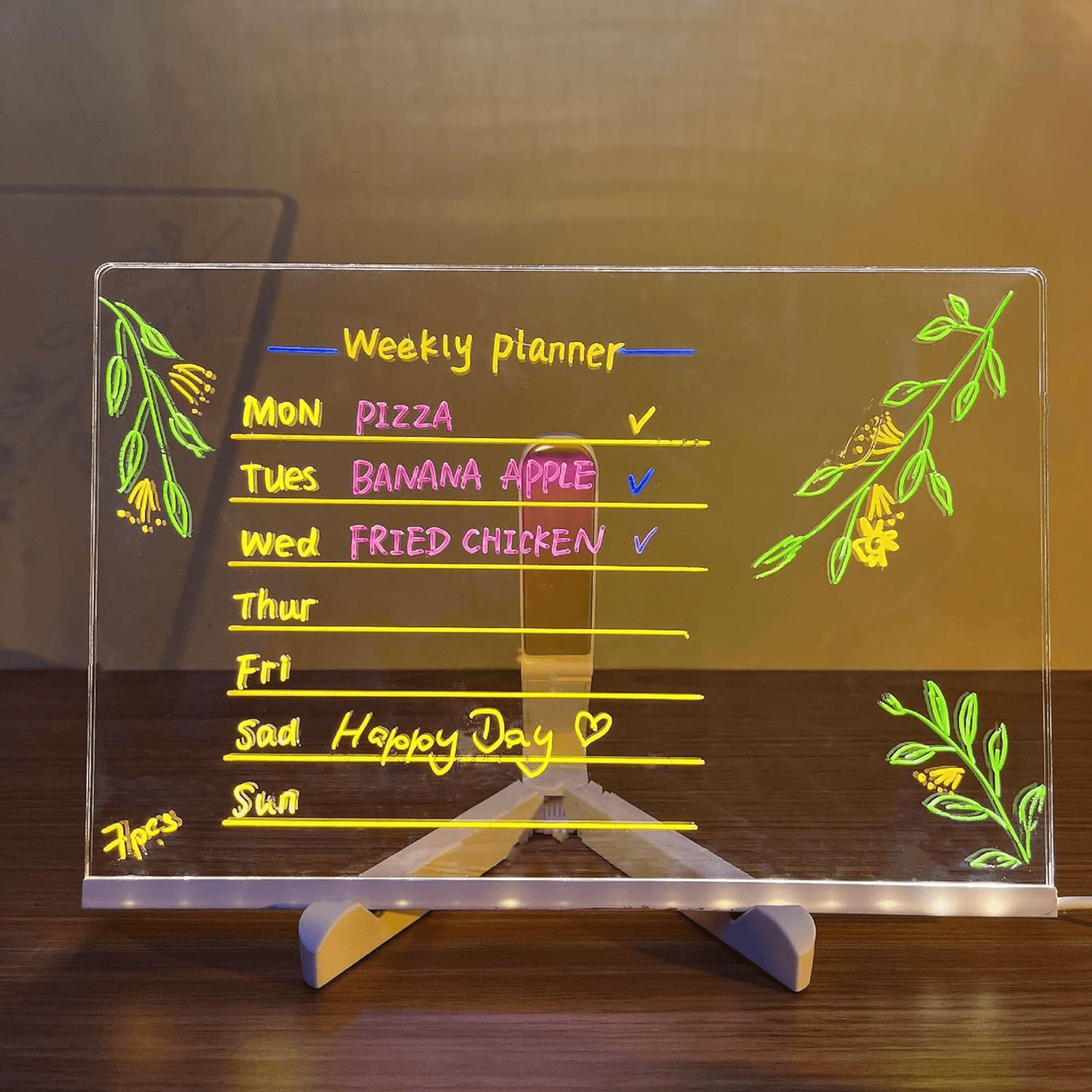 LED Acrylic Message Board Erasable USBPowered Display For Kids  Promotions 2
