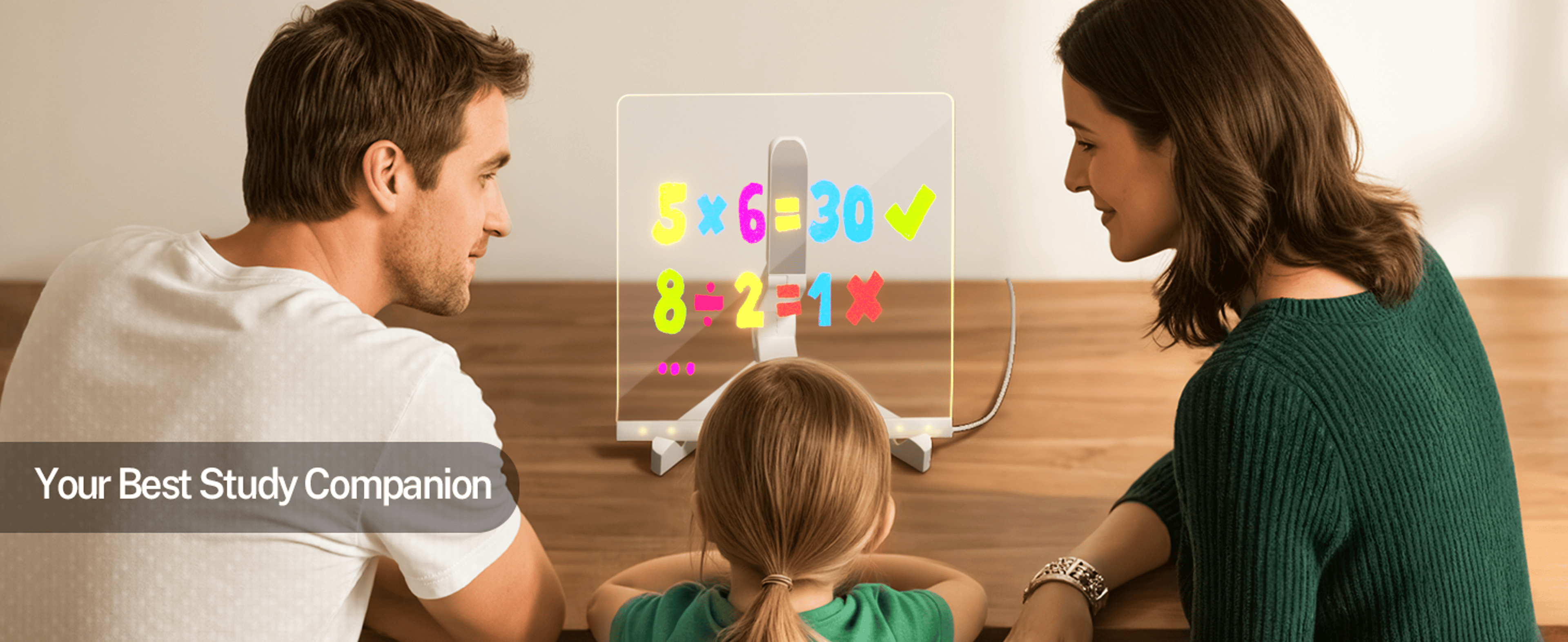 LED Acrylic Message Board, Erasable USB-Powered Display for Kids & Promotions – view 17