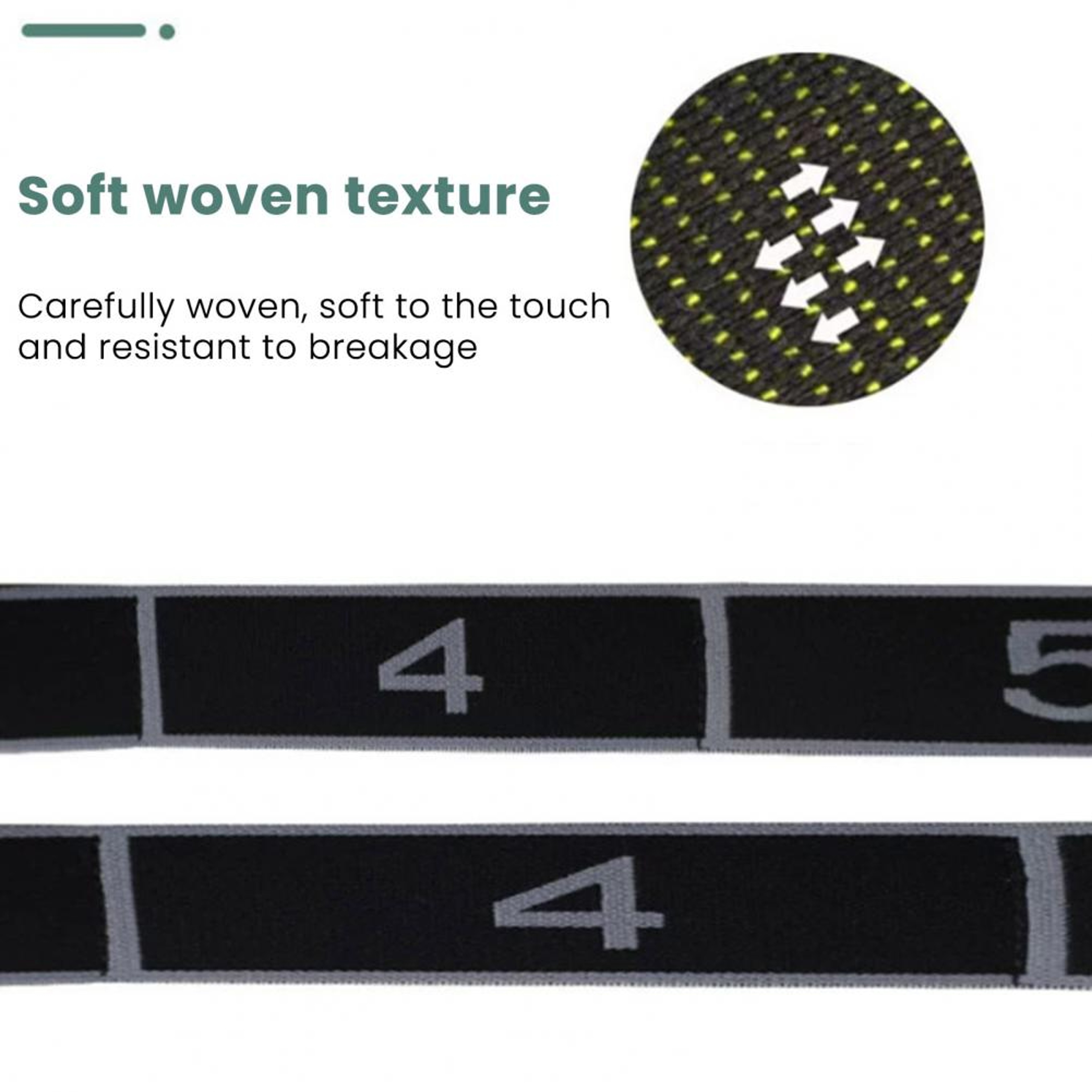 Segmented Stretching Belt For Yoga Pilates  Dance Mobility And Flexibility Training 3
