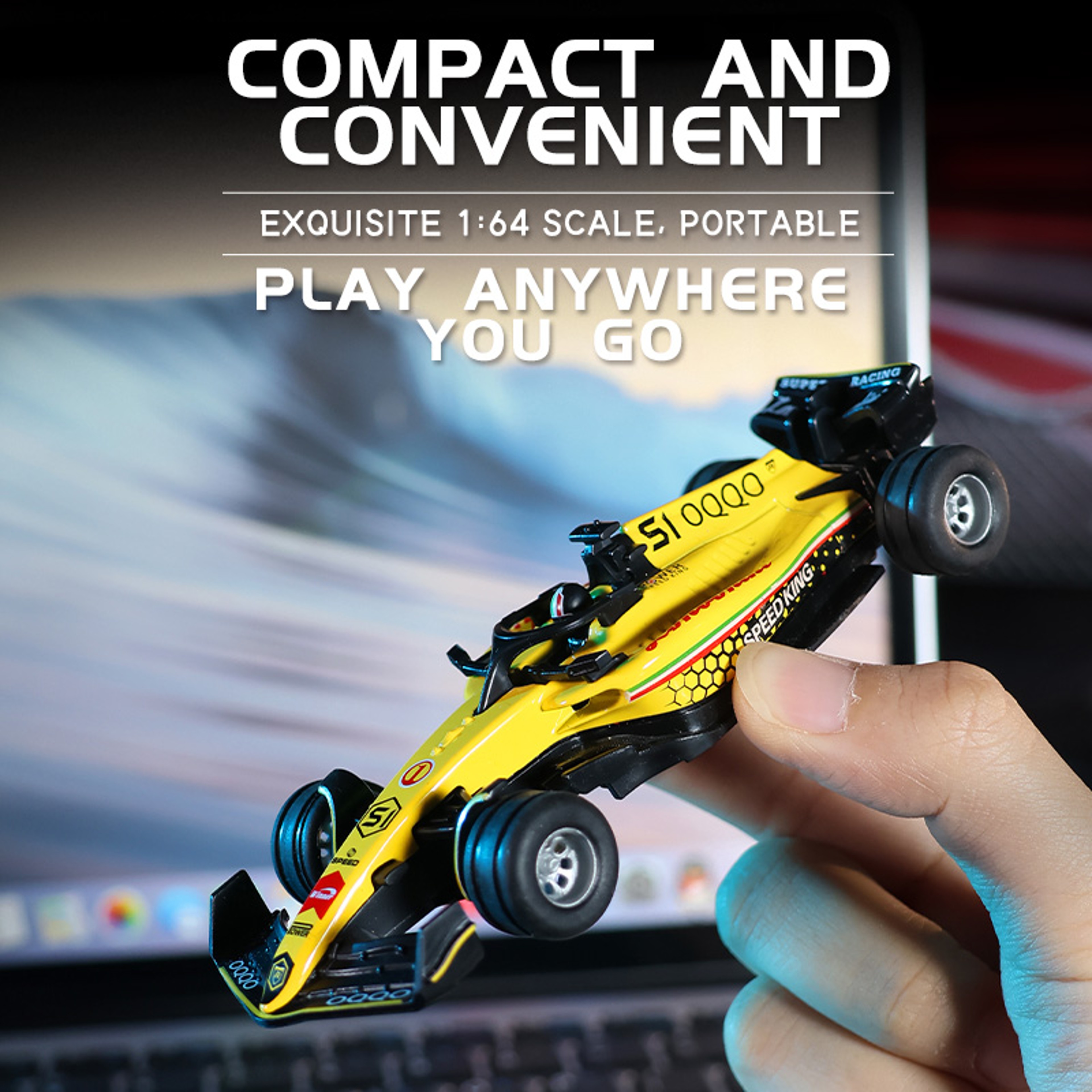 RC Race Car Die Cast Formula Racing Car Mini Remote Control Toy for Kids – view 3