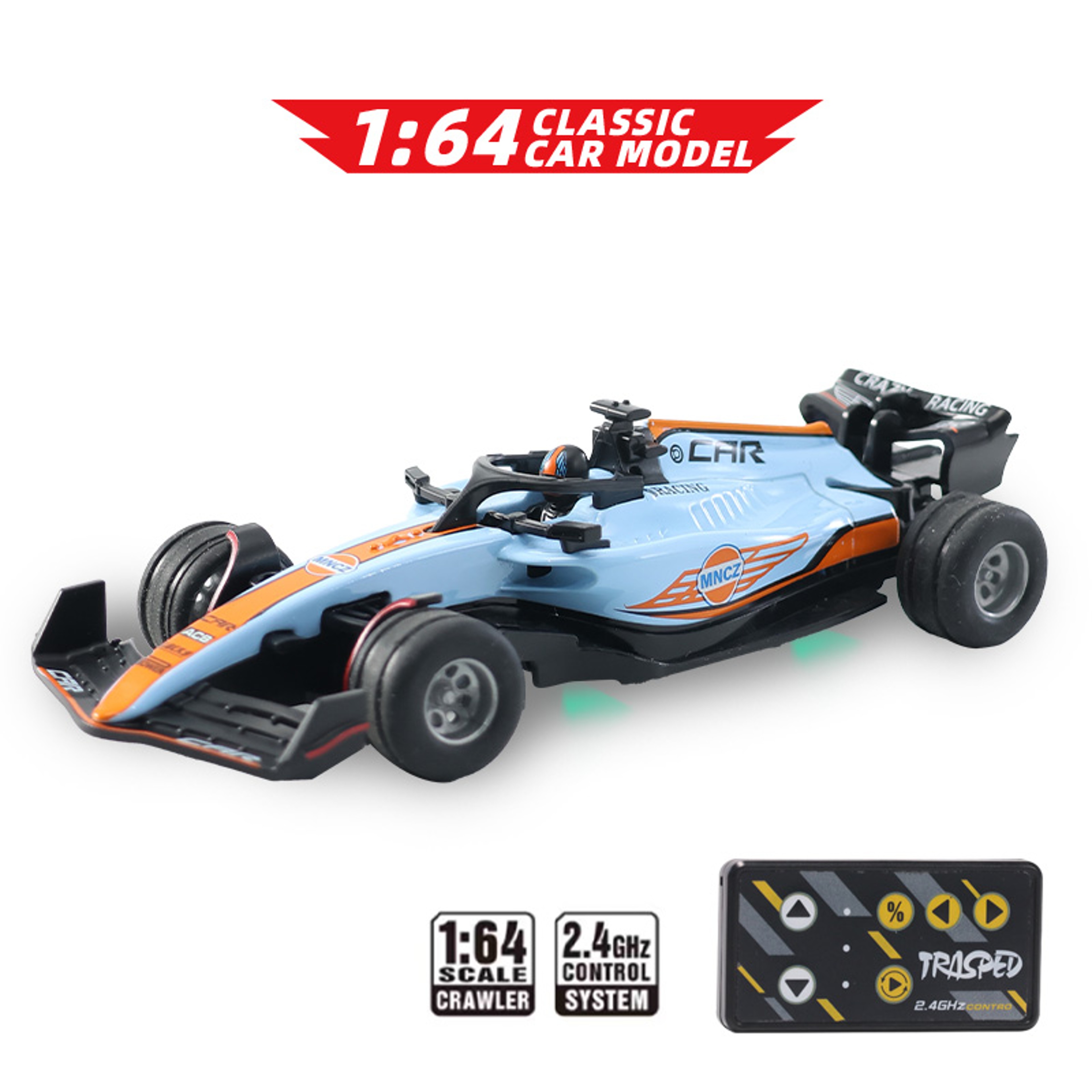 RC Race Car Die Cast Formula Racing Car Mini Remote Control Toy for Kids – view 7