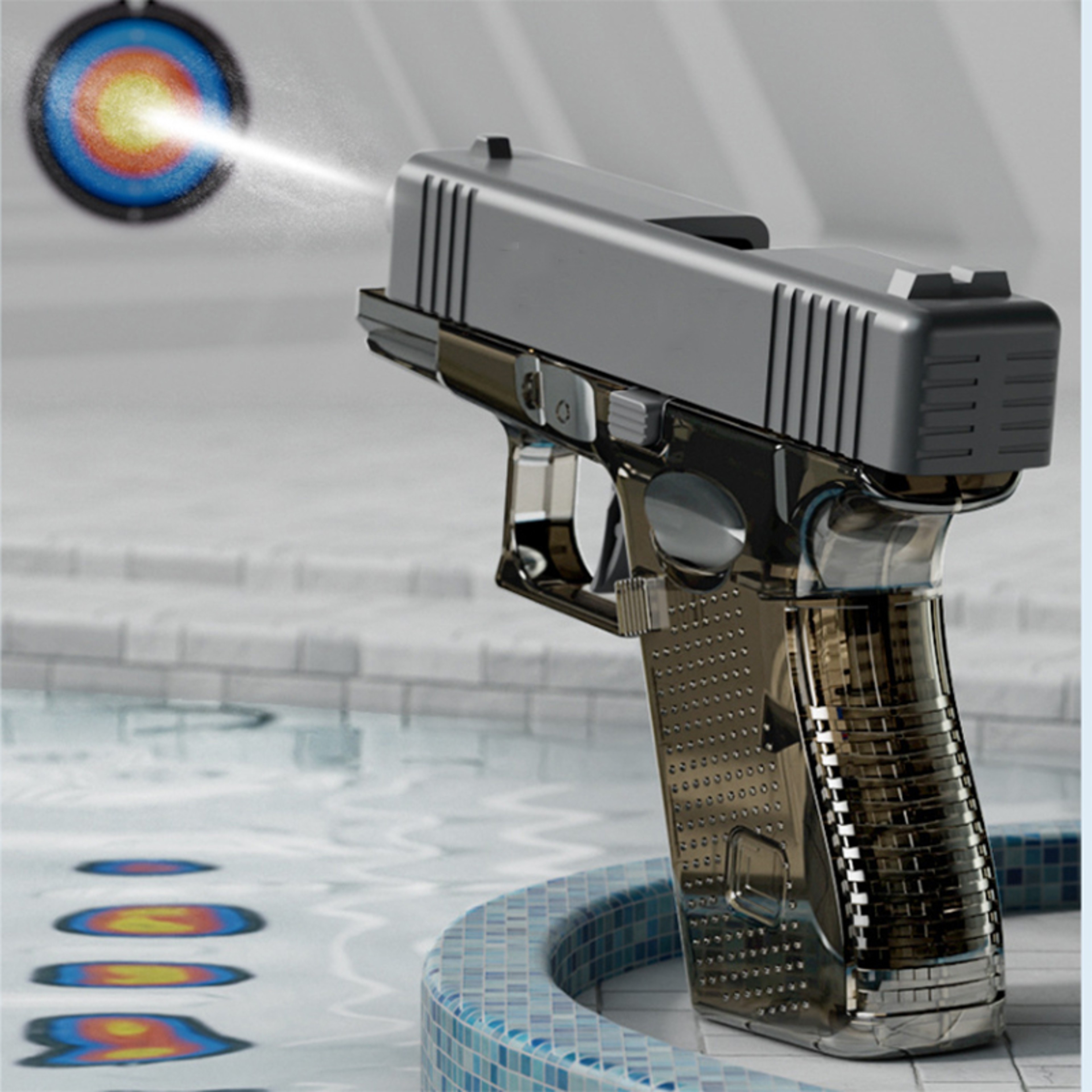 Continuous Action Water Gun Large Capacity Water Blaster for Pool, Beach & Outdoor Summer Fun – view 2