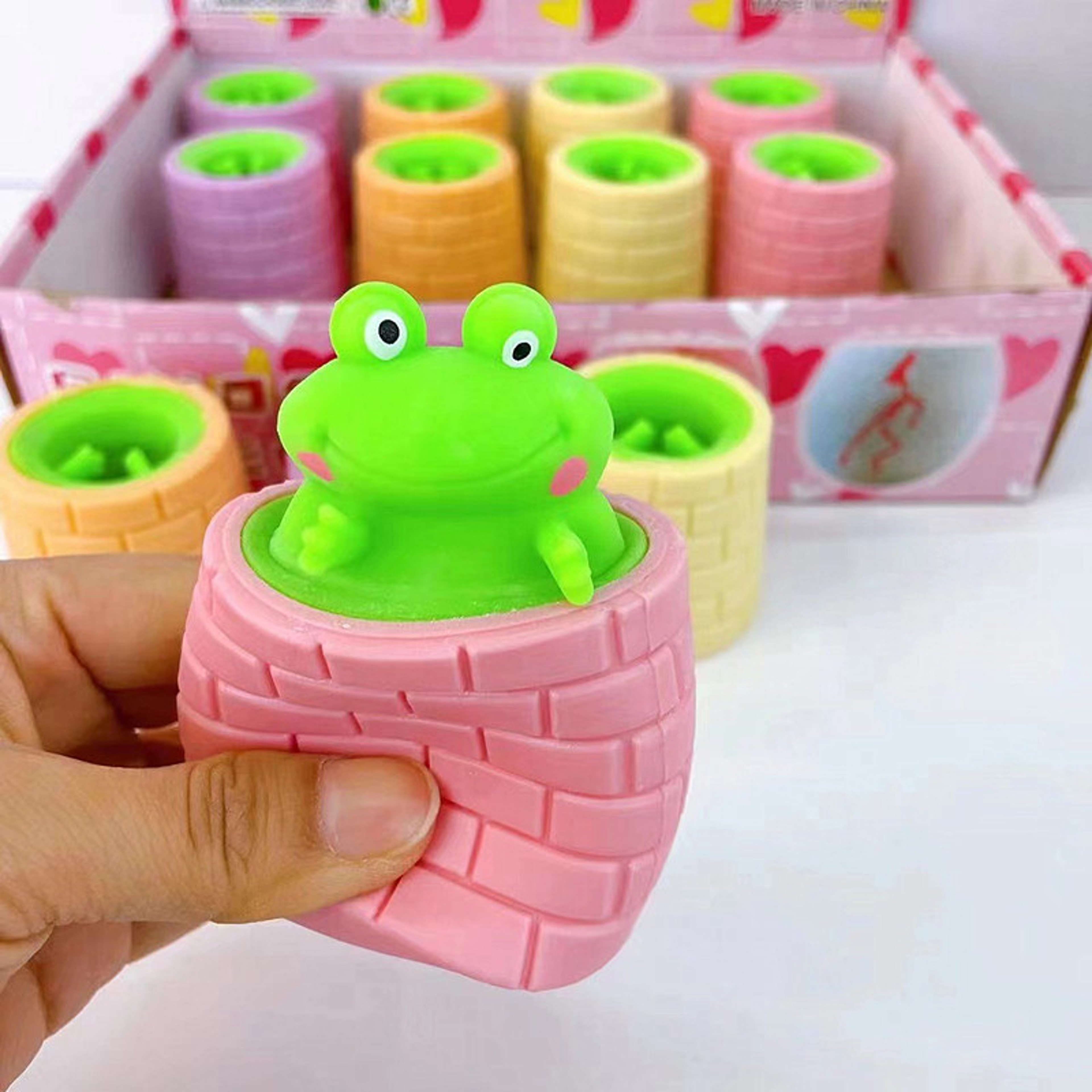Cute Frog Fidget Toy Squeeze Cup Stress Relief Sensory Toy for Kids & Adults – view 2