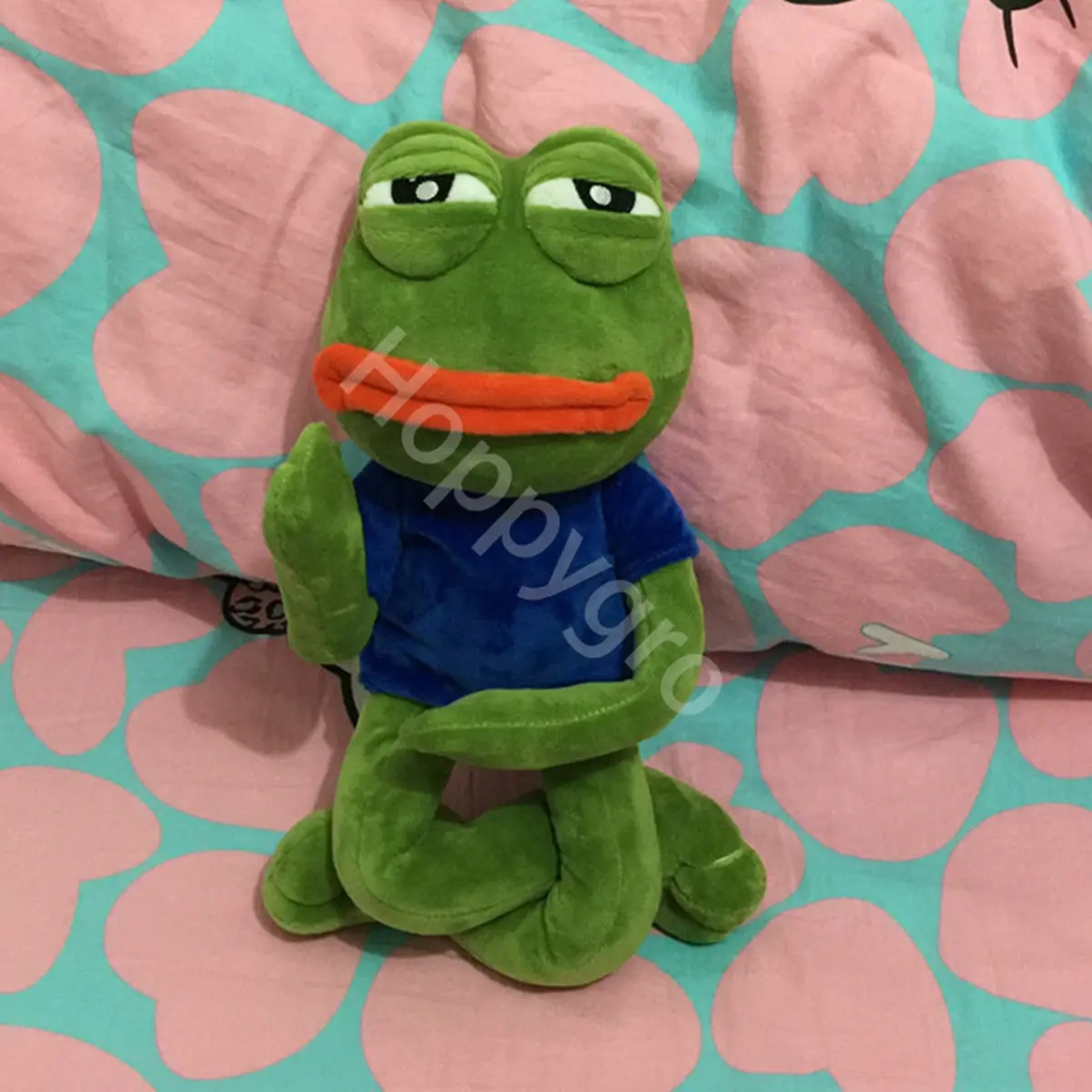 45cm Sad Frog Plush Pillow Soft Pepe Frog Stuffed Animal for Cozy Cuddles & Gifts – view 5