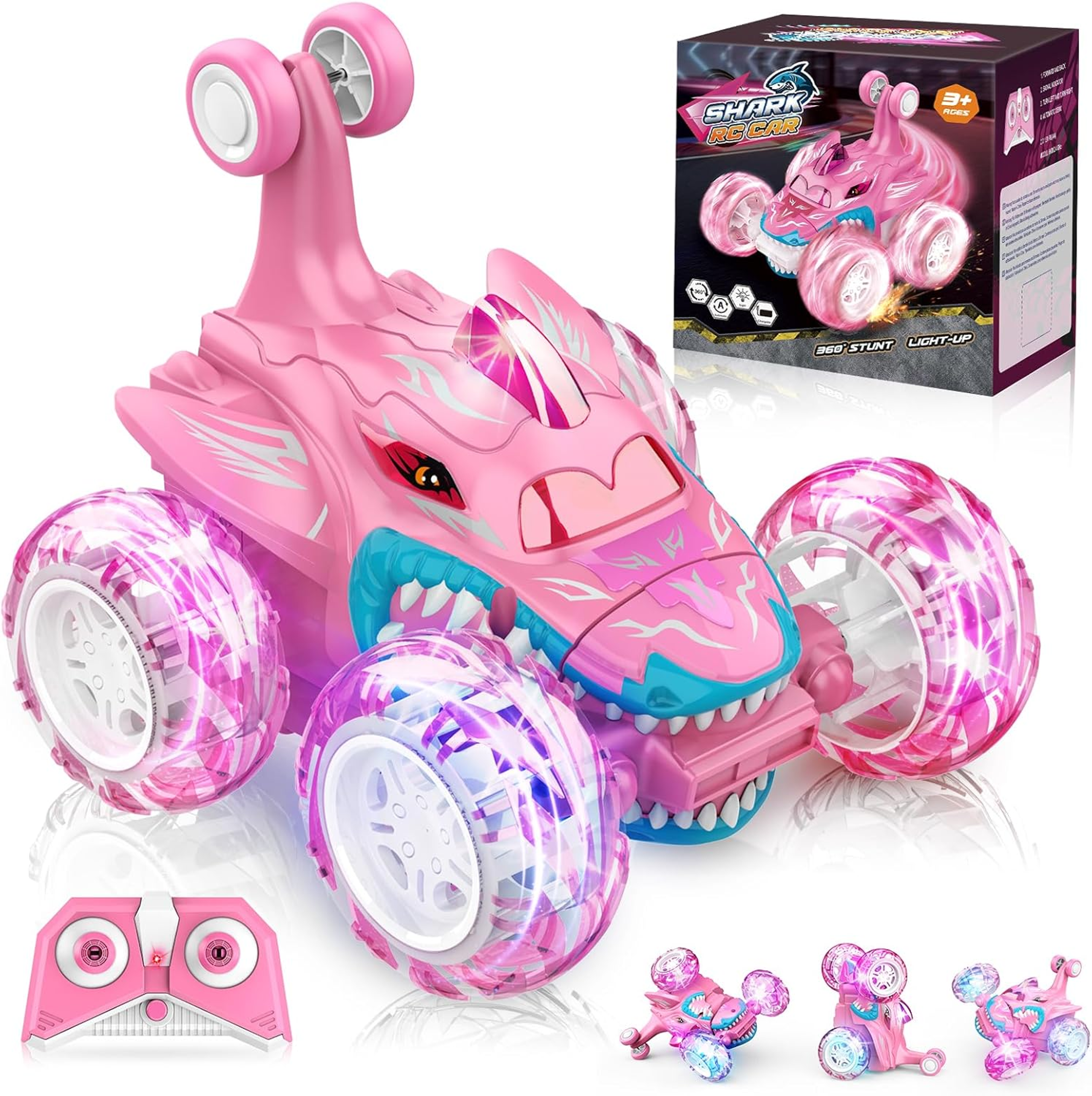 Spider Strike RC Stunt Car 2.4GHz 4WD Remote Control Car with Tumbling Action & LED Lights – view 8