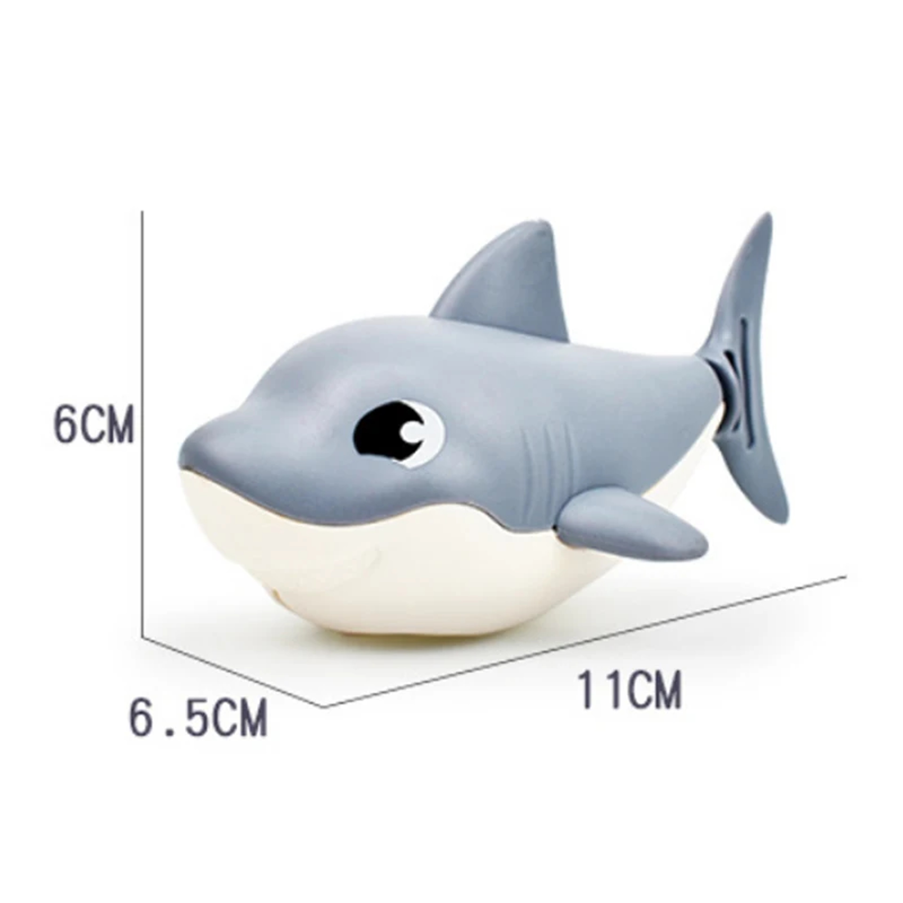Wind Up Shark Bath Toy for Toddlers and Babies Cartoon Swimming Water Toy – view 4