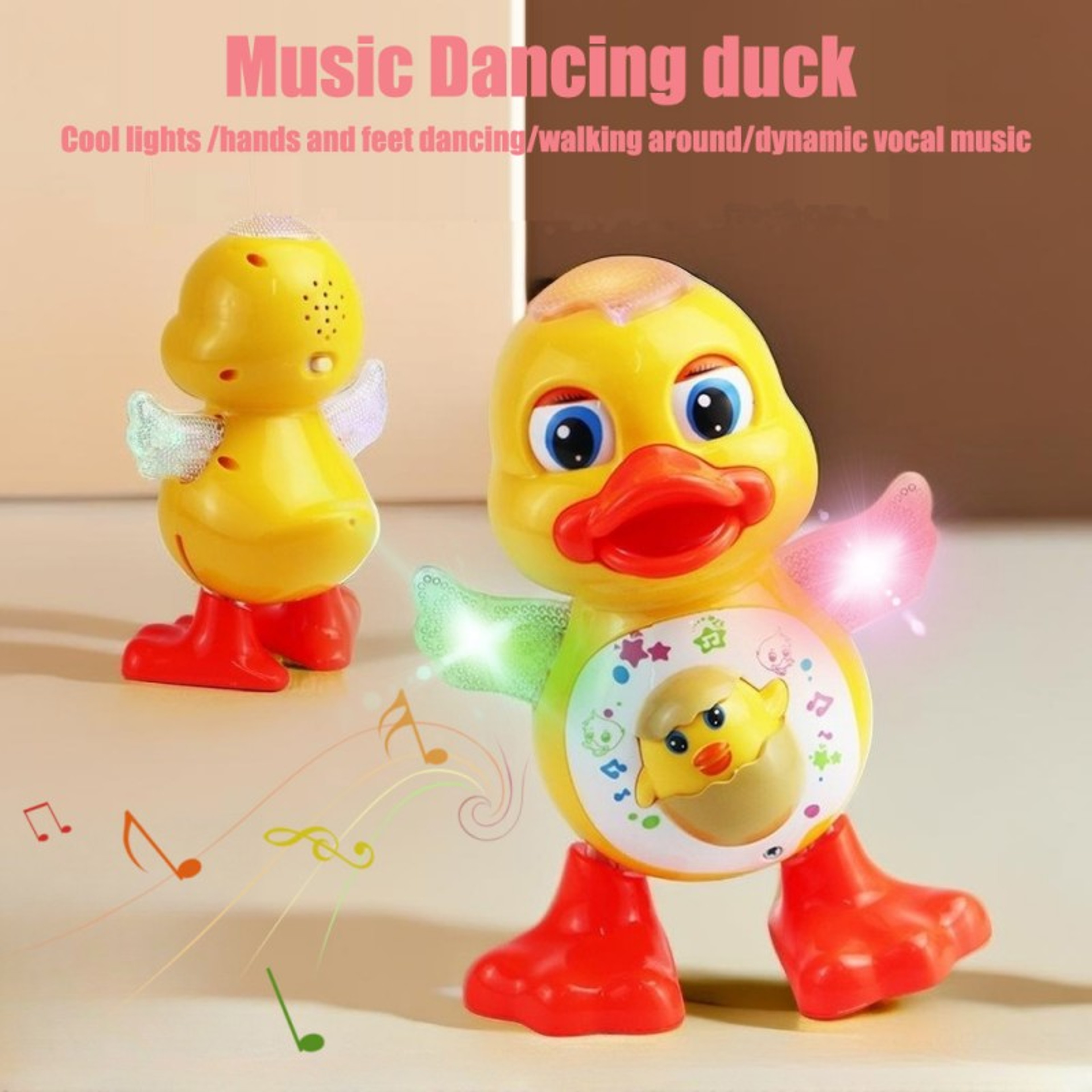 Interactive Dancing Duck Toy with Music, Flashing Lights & Educational Fun for Kids – view 1