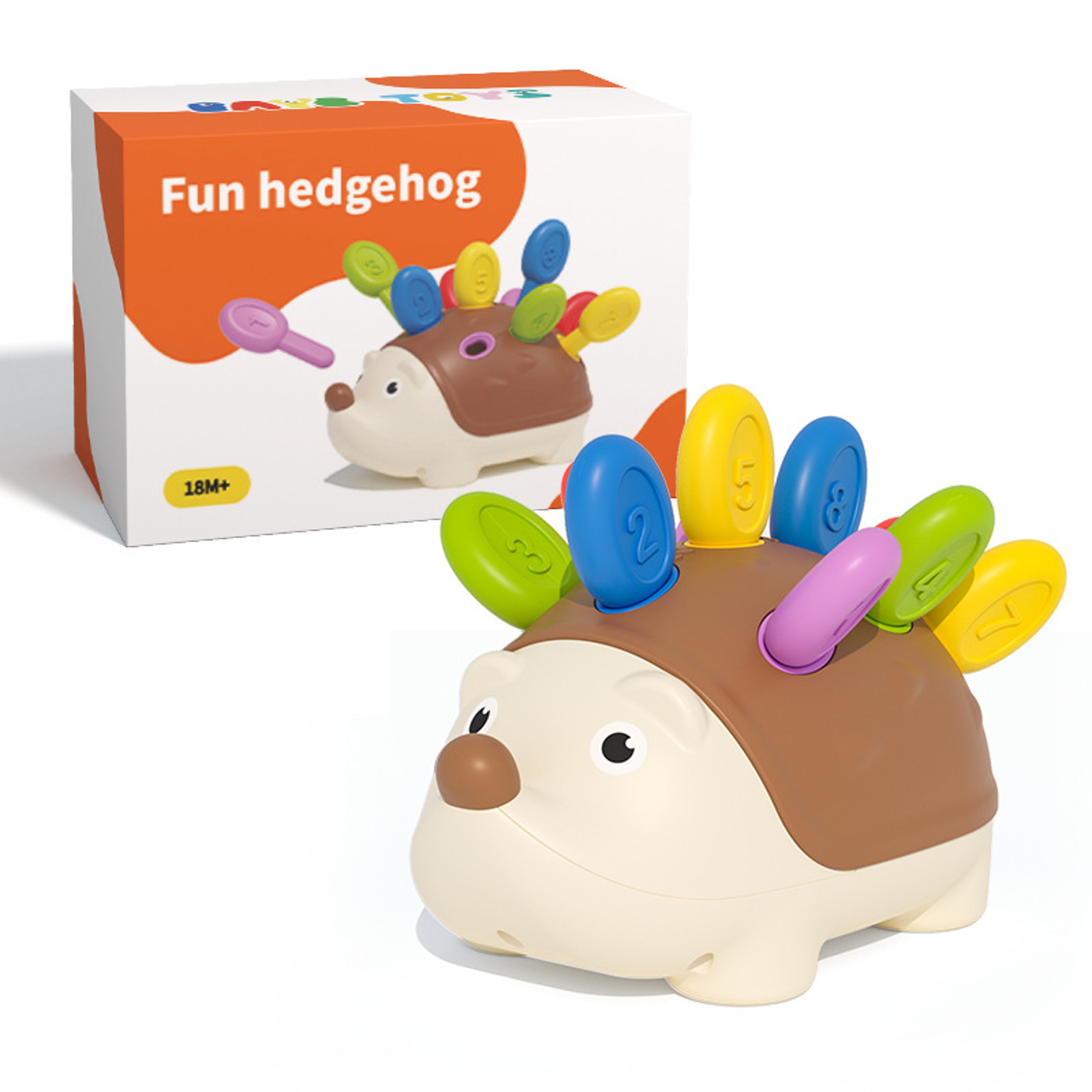 Montessori Fine Motor Skills Counting Toy for Toddlers Sensory Learning Activity – view 1