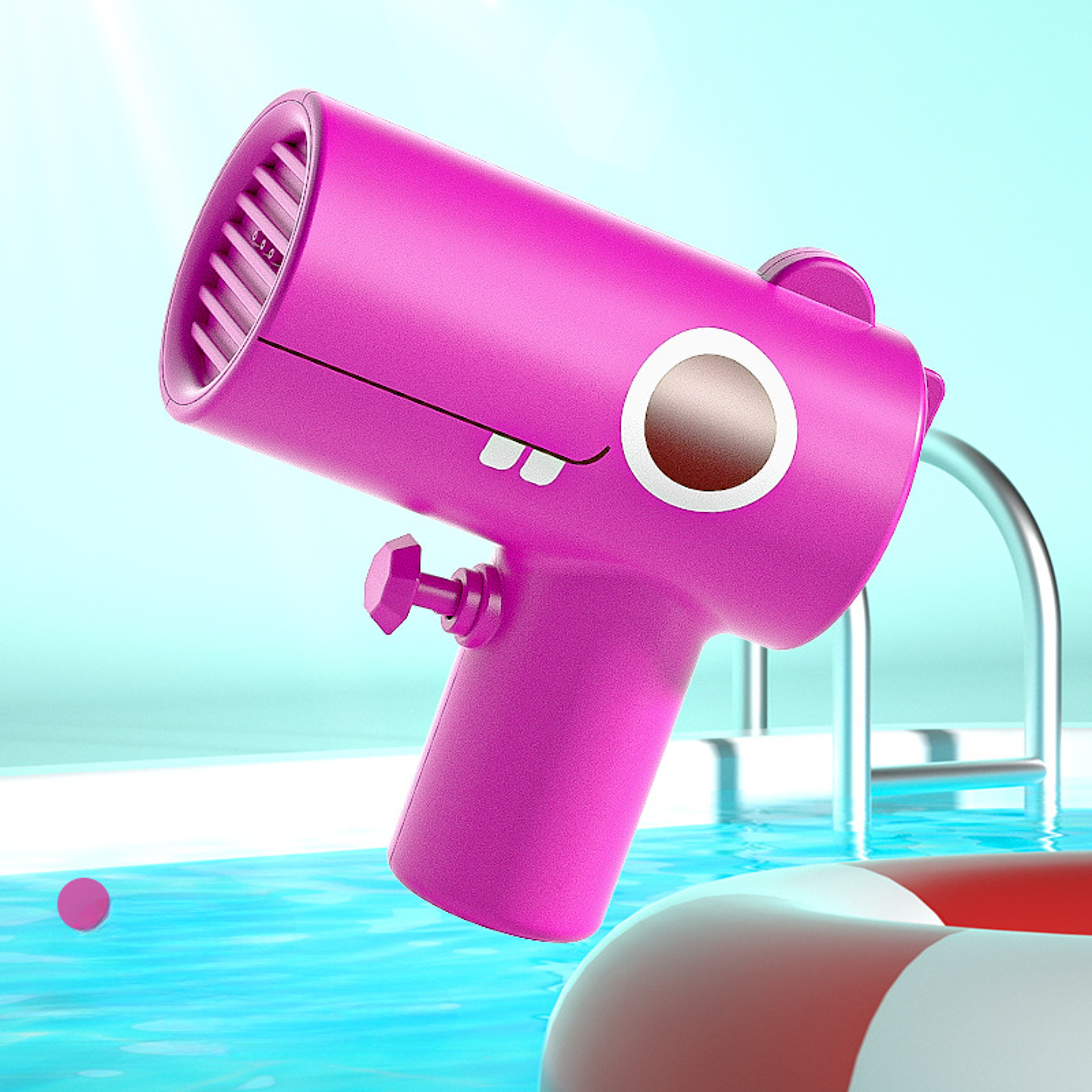 Dino Splash Dinosaur Water Gun for Kids Portable Press Type Squirt Gun Summer Beach Toy – view 4