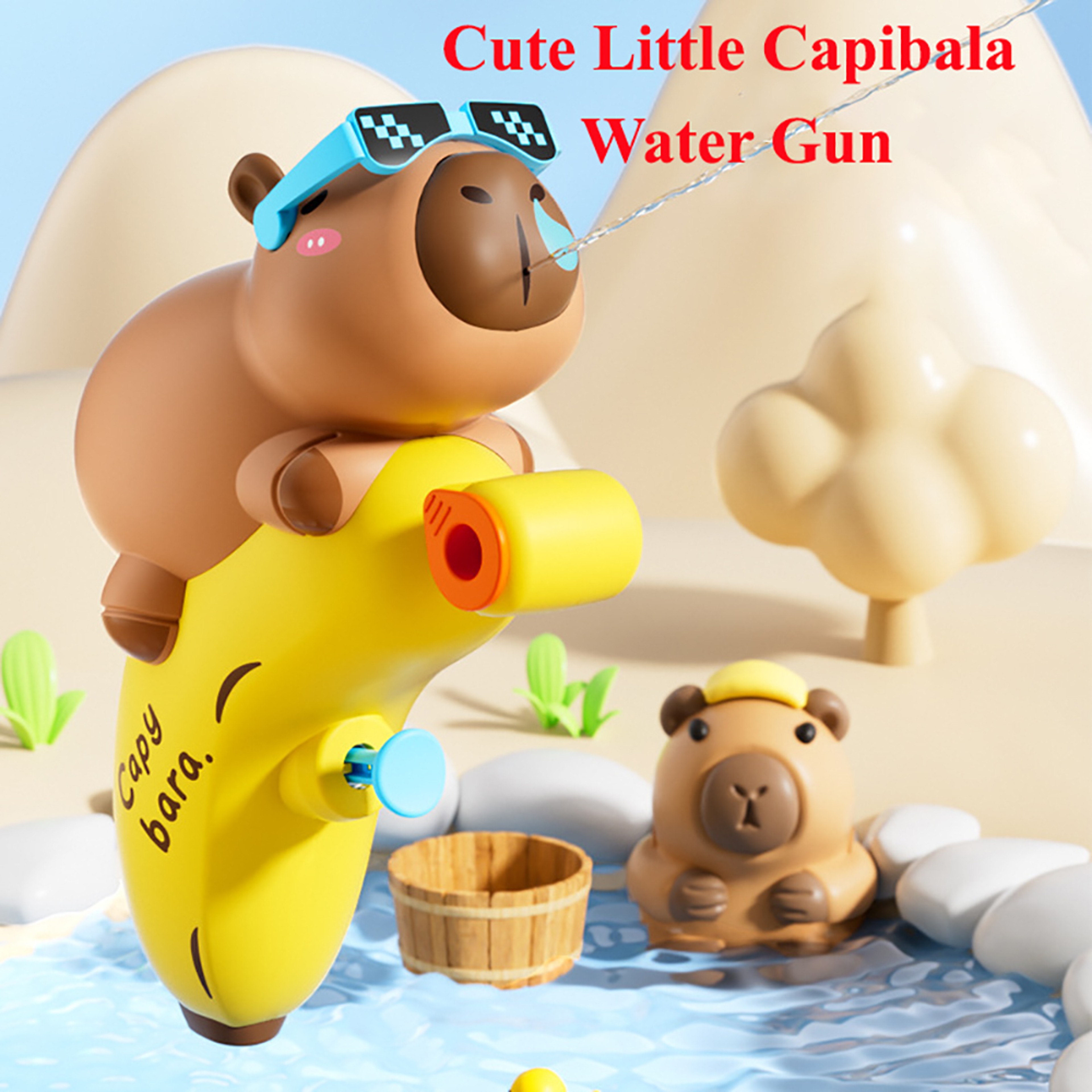 Capybara Water Toy Kids Water Gun For Summer Beach And Outdoor Fun 0