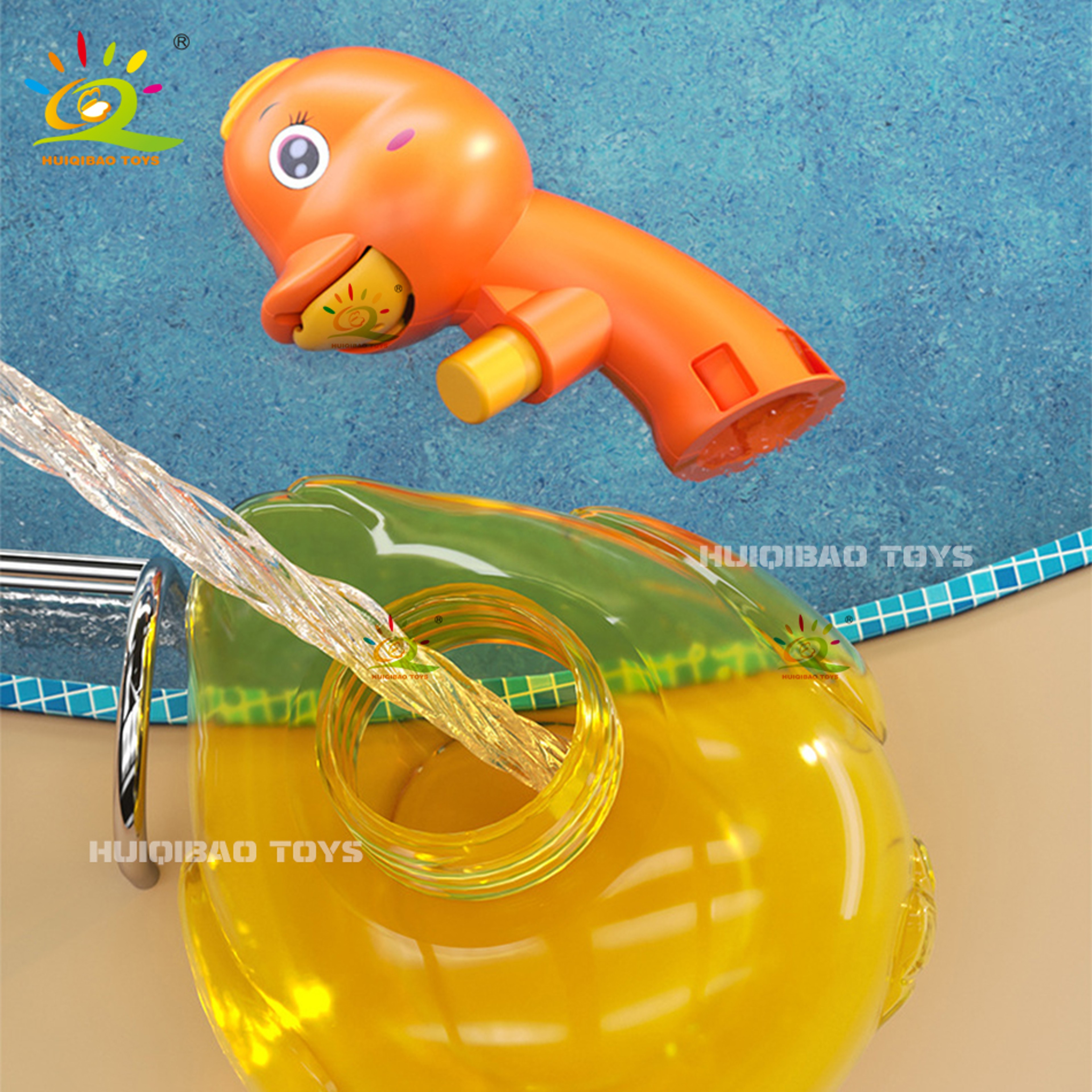 Cute Cartoon Water Gun for Kids – Portable Summer Water Toy for Pool & Beach Water Battles – view 6