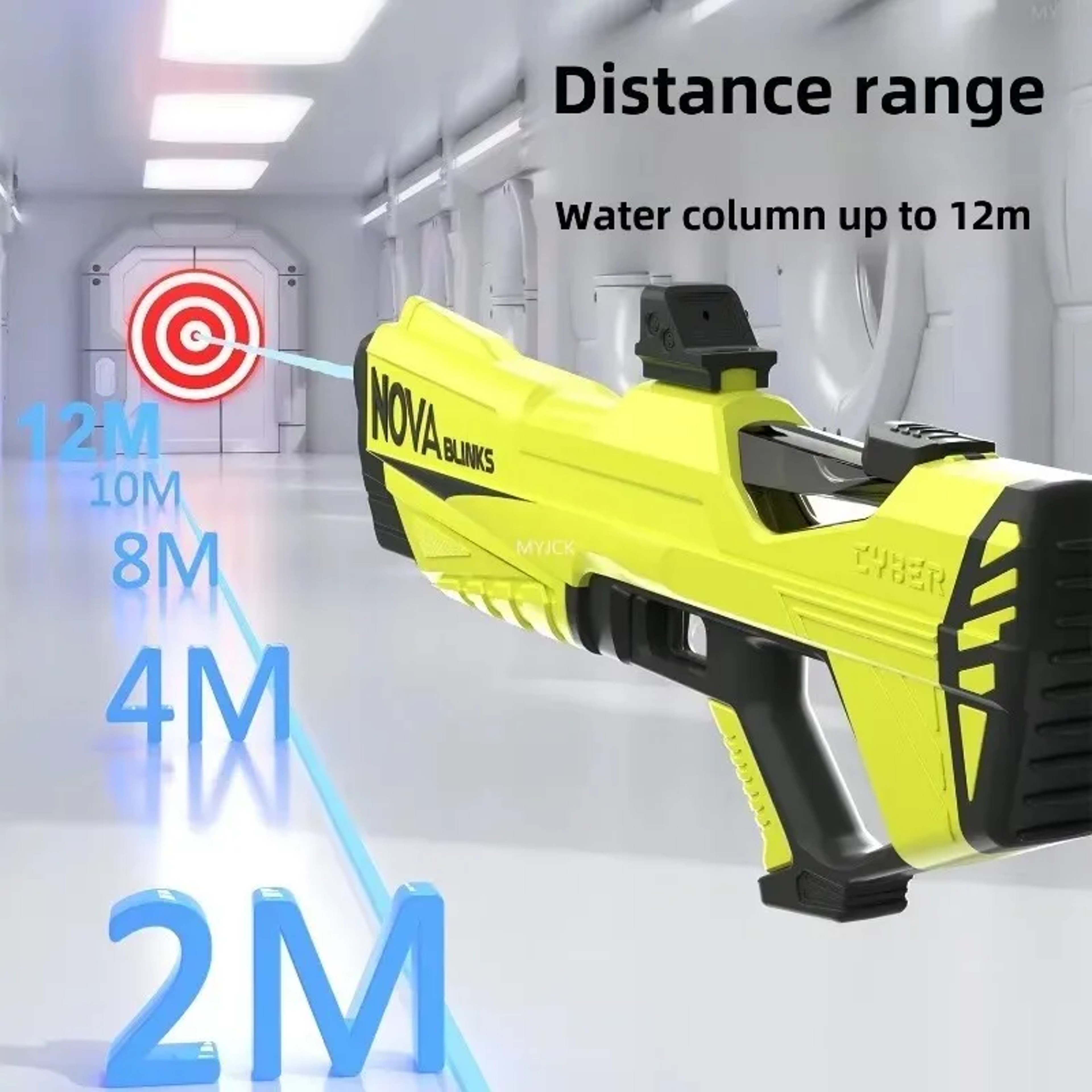 Electric Water Gun With Automatic Water Absorption Large Capacity Water Blaster For Summer Pool Fun 0